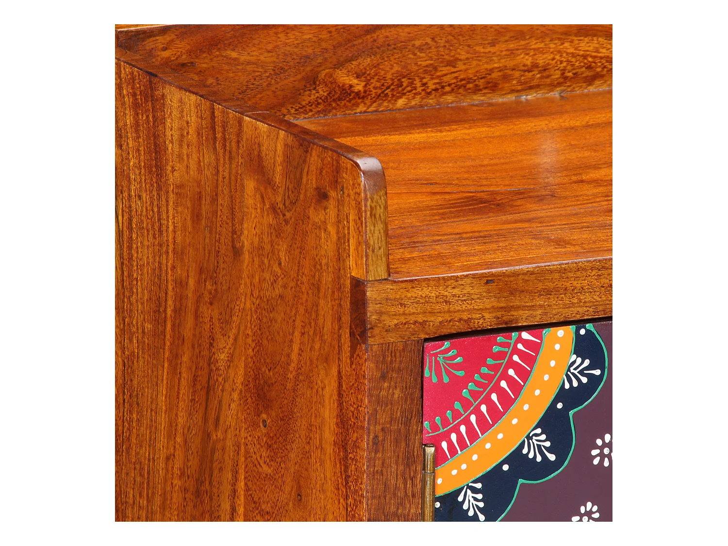 Scarpiera 55x35x75 cm in legno massello di acacia