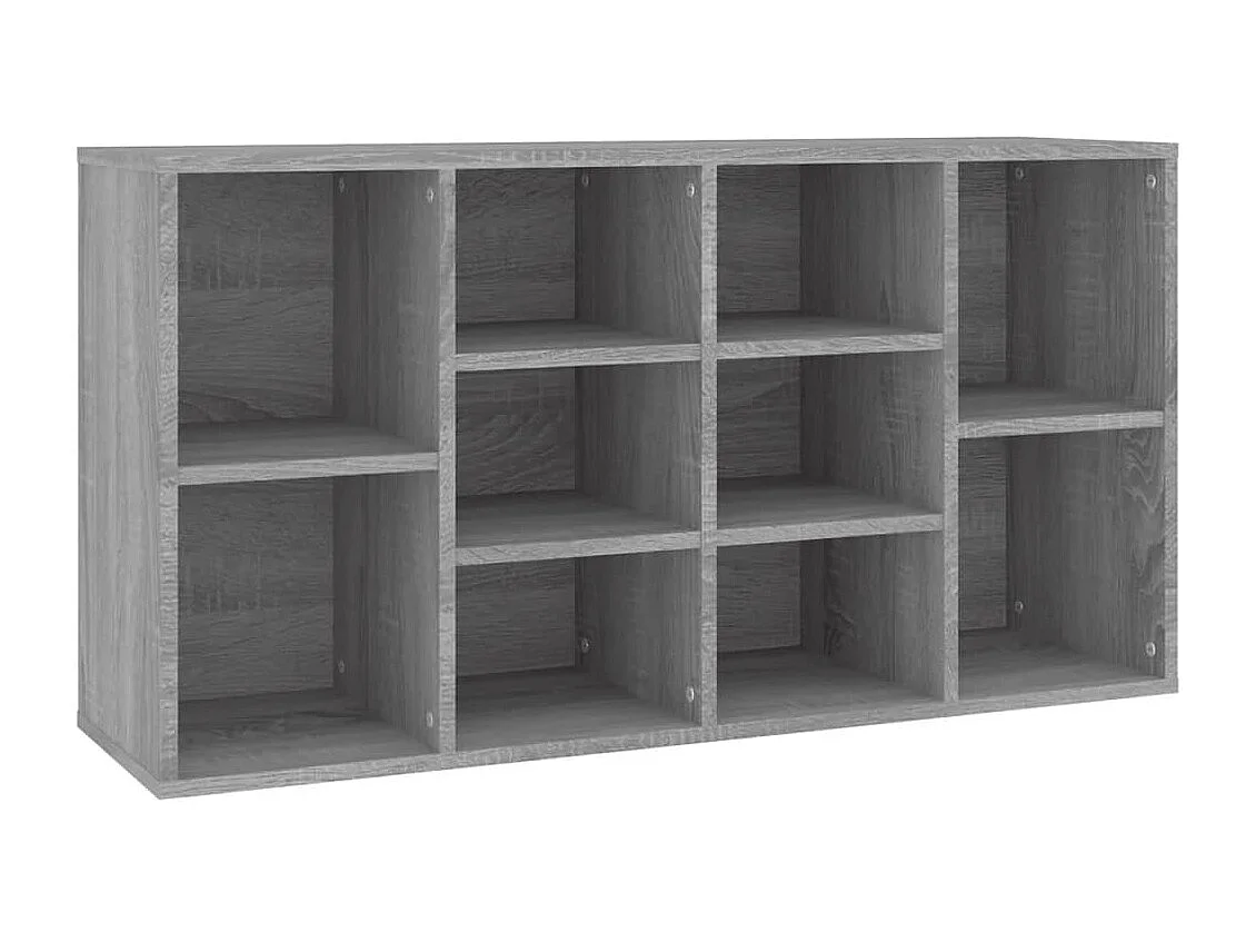 Banco zapatero Sonoma gris 103x30x54,5 cm Madera de ingeniería