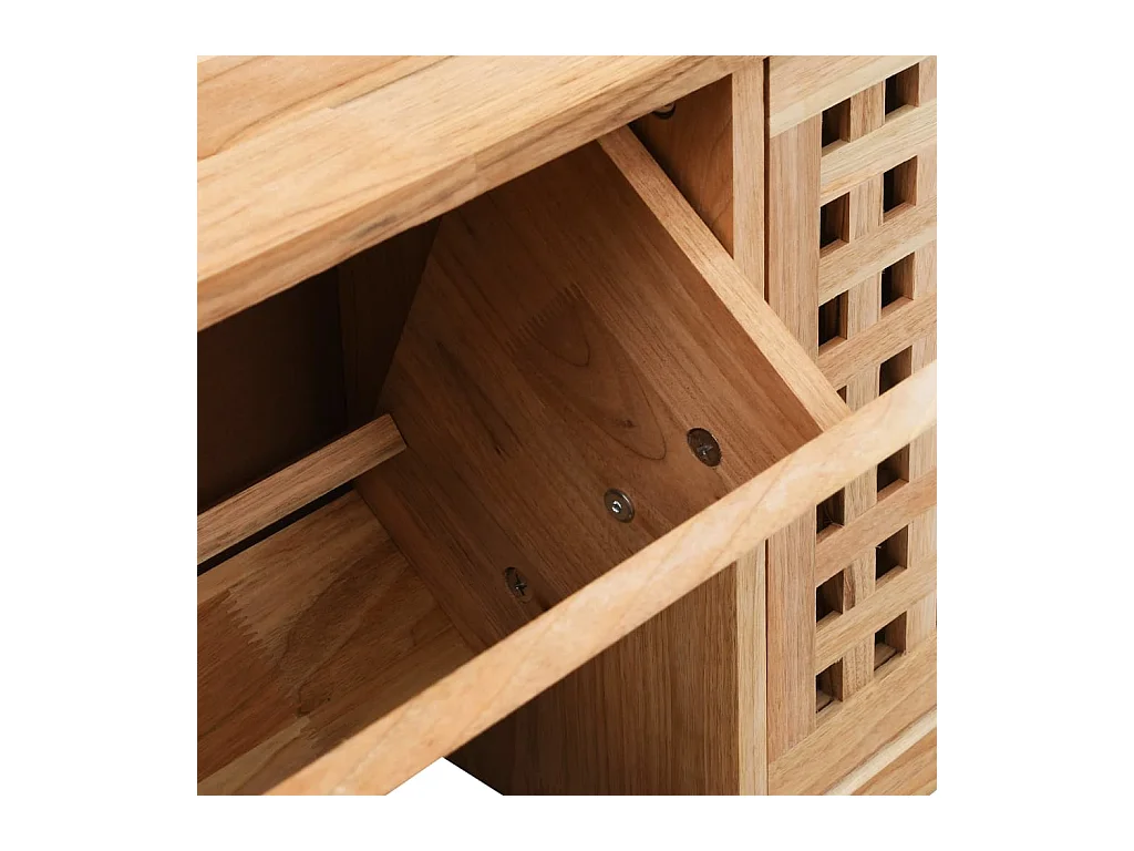 Banco zapatero 94x20x38cm Madera maciza de nogal