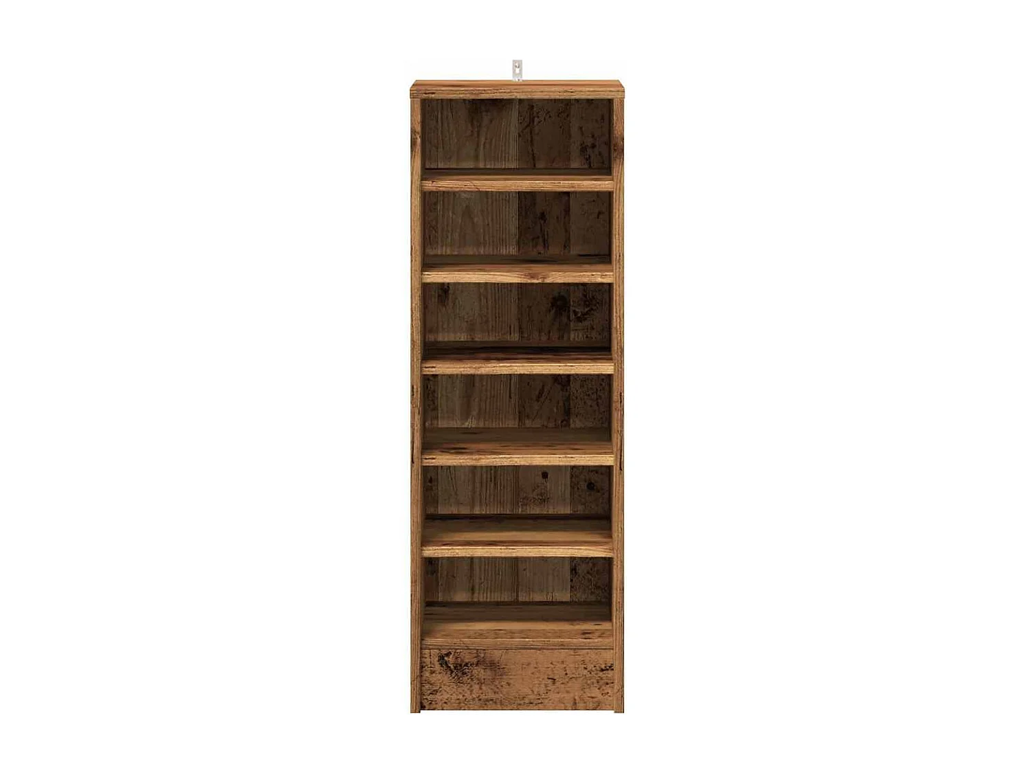Armoire à chaussures vieux bois 32x35x92 cm bois d'ingénierie