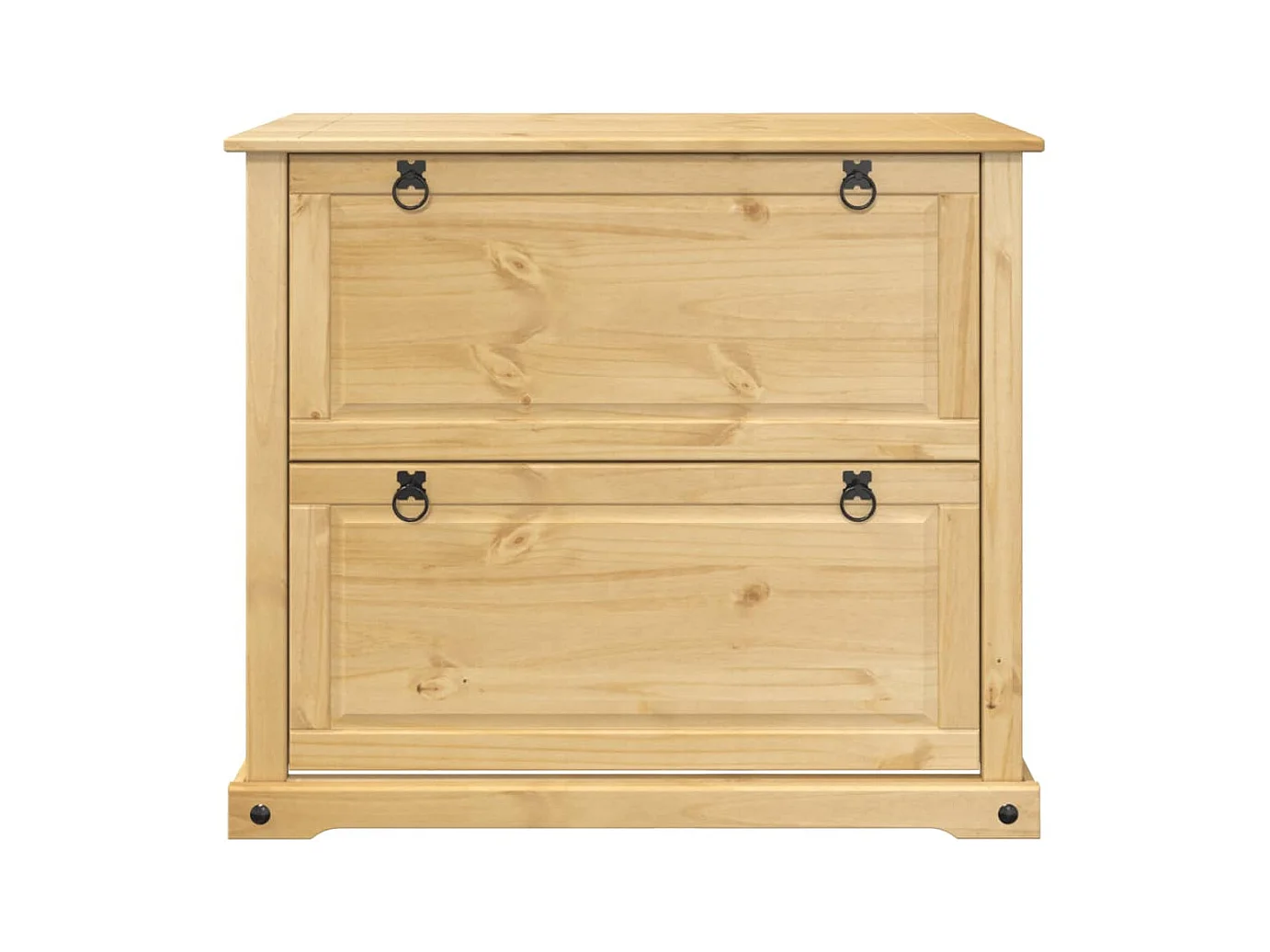 Armoire à chaussures 99x32x85 cm bois de pin massif