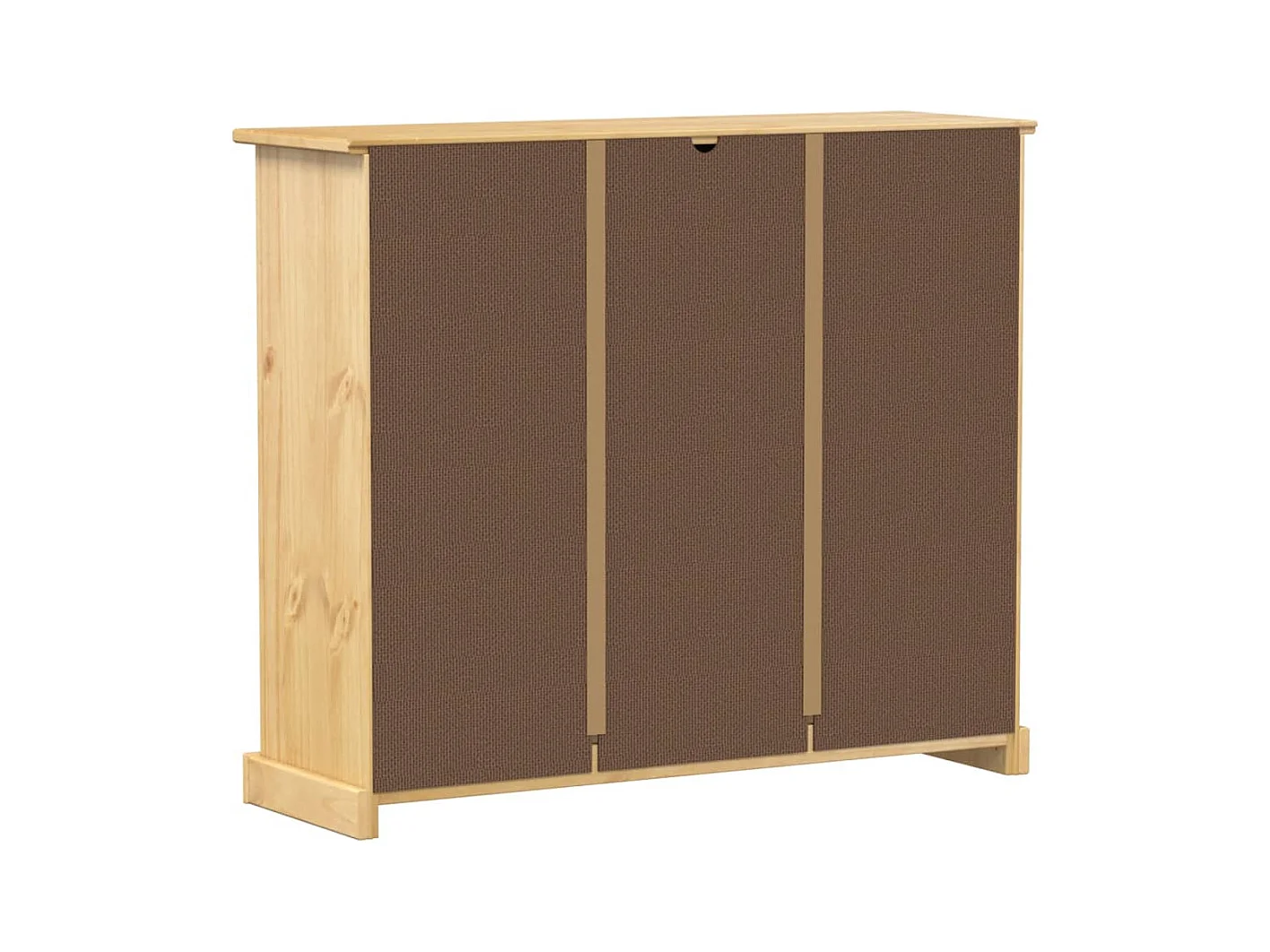 Armoire à chaussures 99x32x85 cm bois de pin massif
