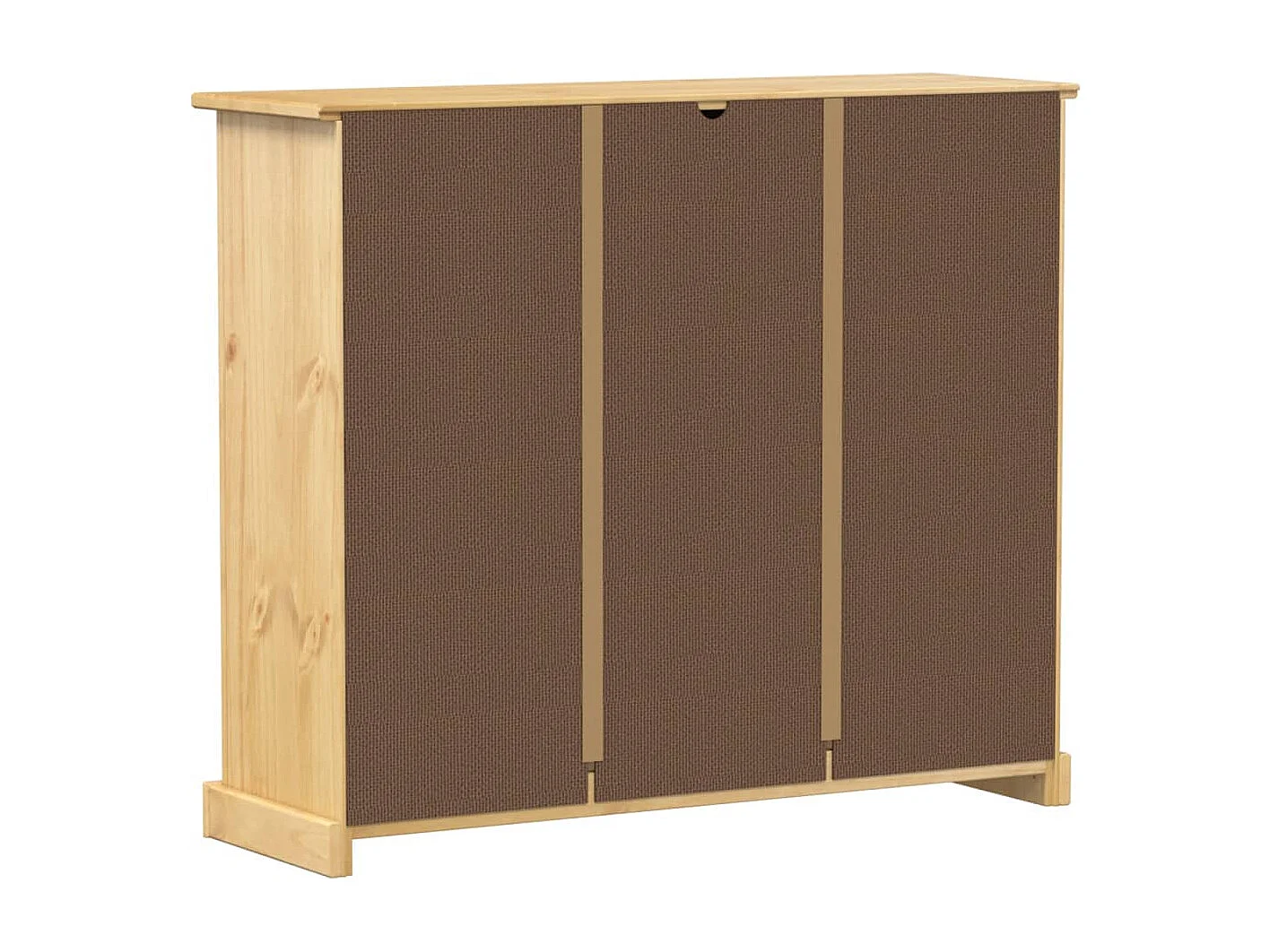 Scarpiera 99x32x85 cm in legno massello di pino