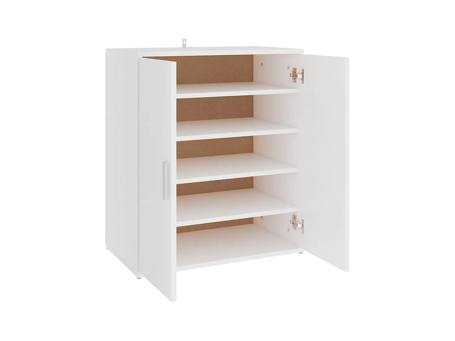 Armoire à chaussures Blanc 60x35x70 cm Bois d’ingénierie