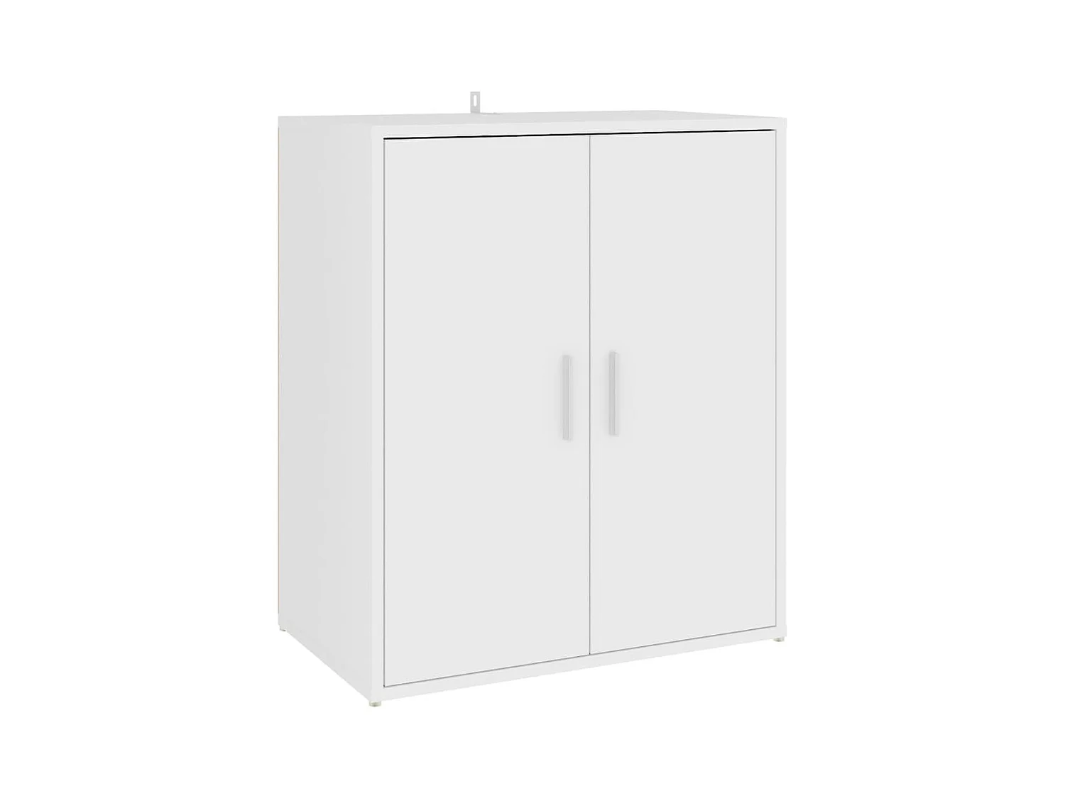 Armoire à chaussures Blanc 60x35x70 cm Bois d’ingénierie