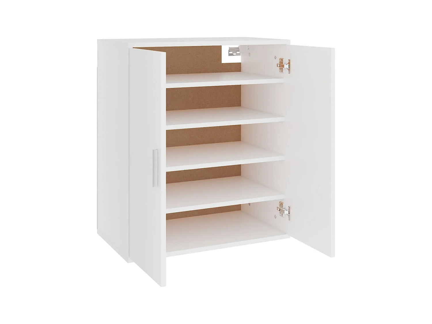 Armoire à chaussures Blanc 60x35x70 cm Bois d’ingénierie