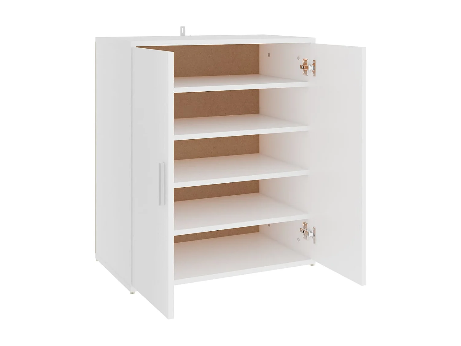 Armoire à chaussures Blanc 60x35x70 cm Bois d’ingénierie