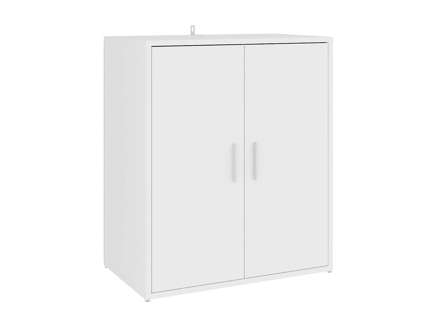 Armoire à chaussures Blanc 60x35x70 cm Bois d’ingénierie