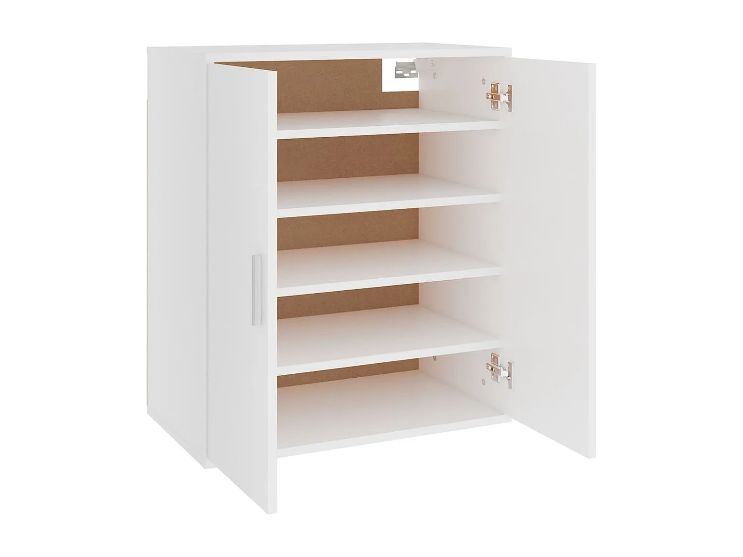 Armoire à chaussures Blanc 60x35x70 cm Bois d’ingénierie