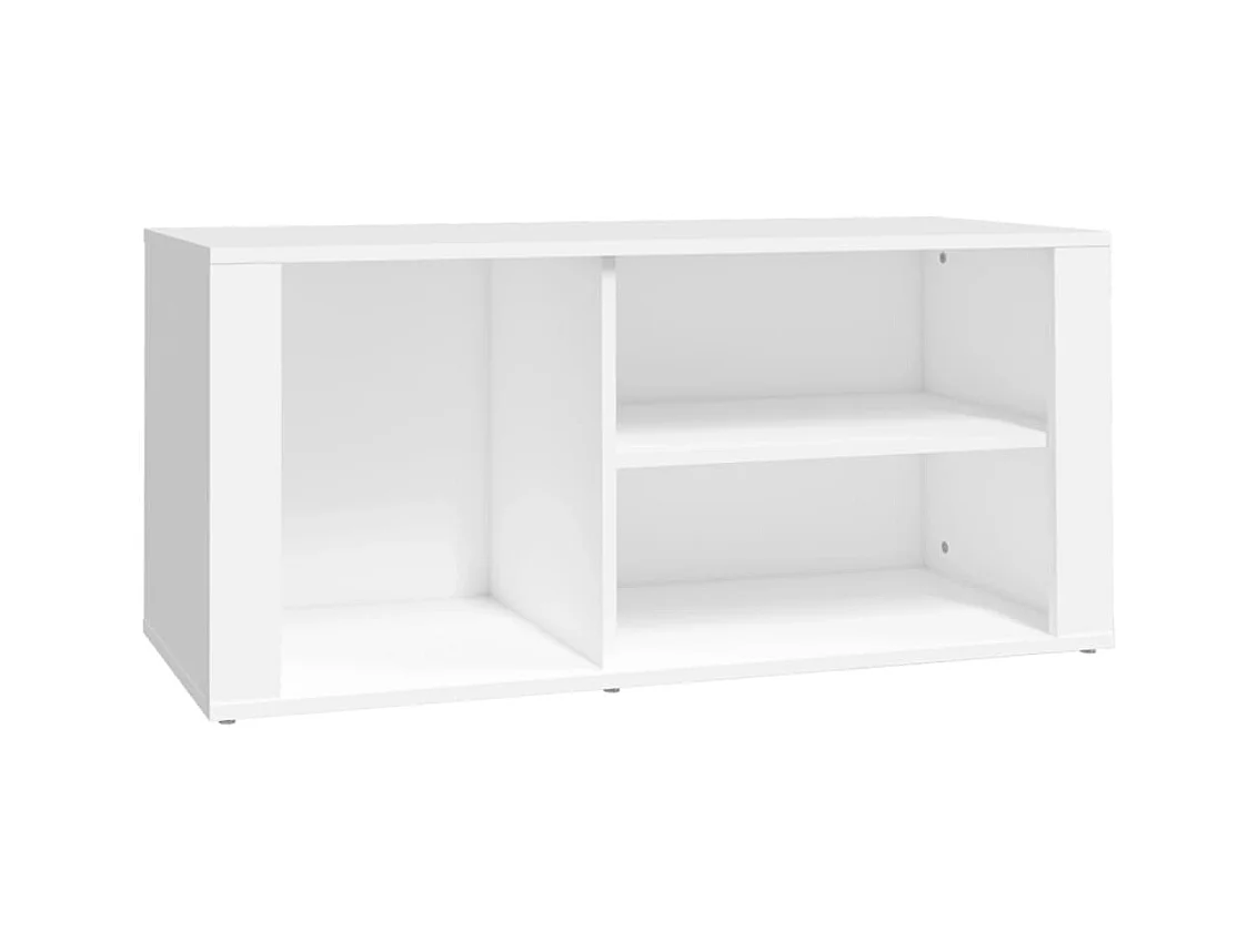 Armoire à chaussures Blanc 100x35x45 cm Bois d'ingénierie