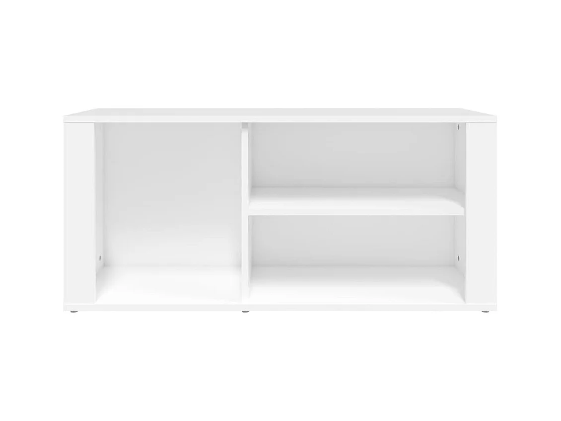 Armoire à chaussures Blanc 100x35x45 cm Bois d'ingénierie