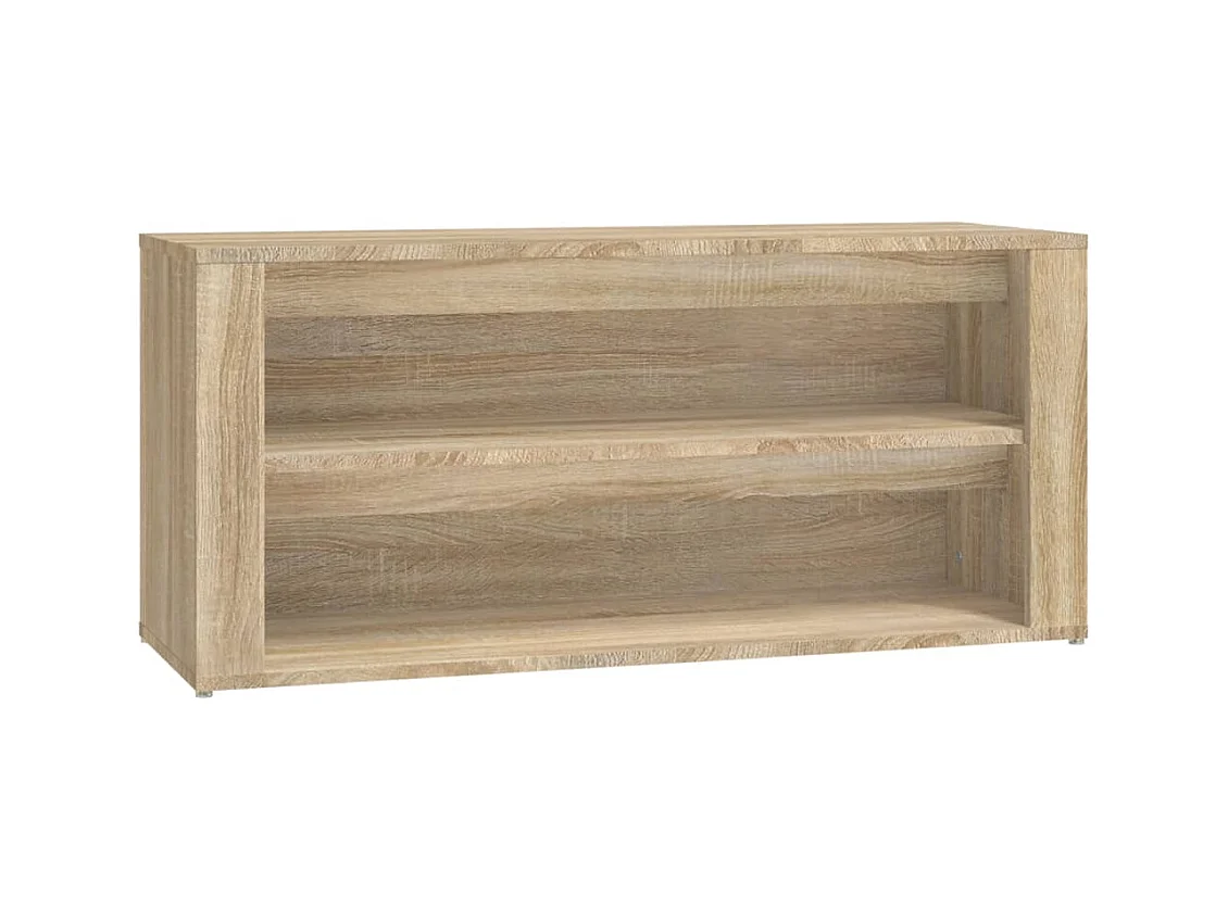 Étagère à chaussures Chêne sonoma 100x35x45cm Bois d'ingénierie