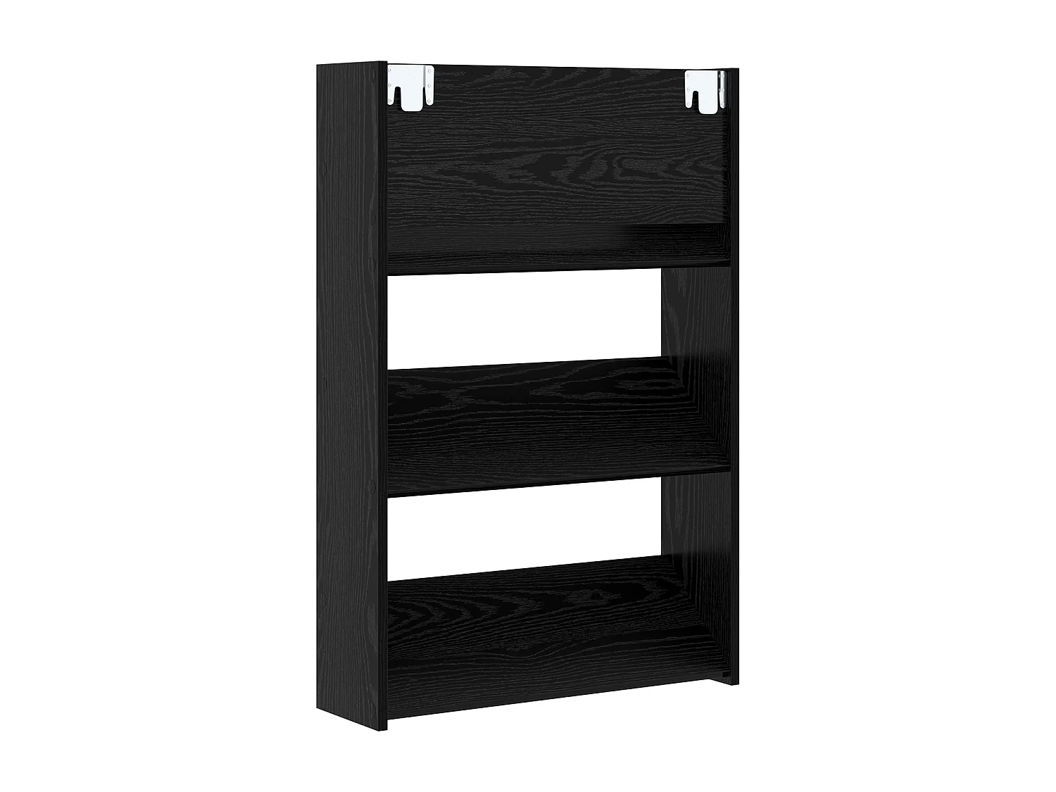 Cabinets à chaussures muraux Chêne noir 60 x 18 x 60 cm