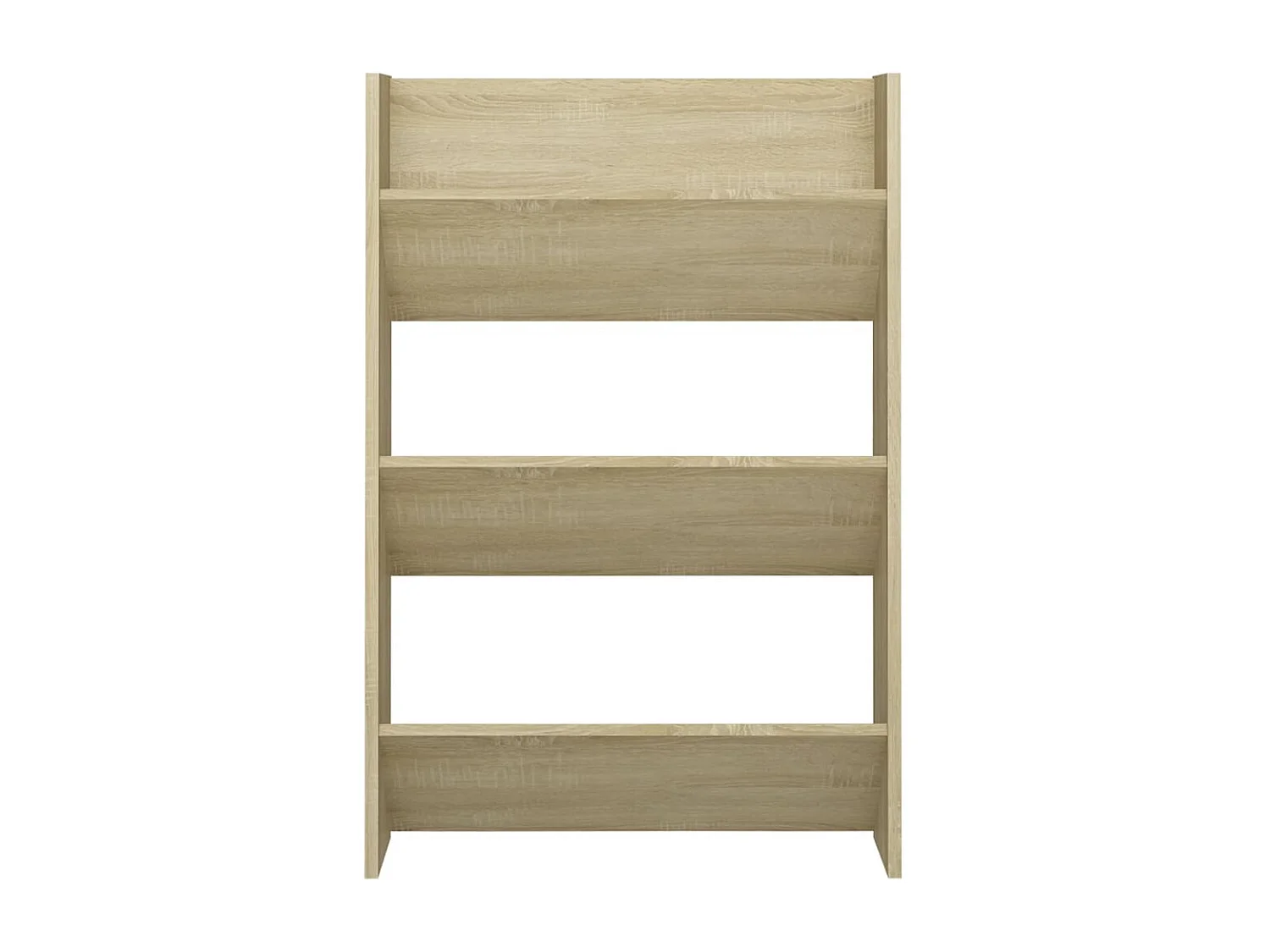 Armoires à chaussures murales 2 pcs Chêne 60x18x90 cm Aggloméré