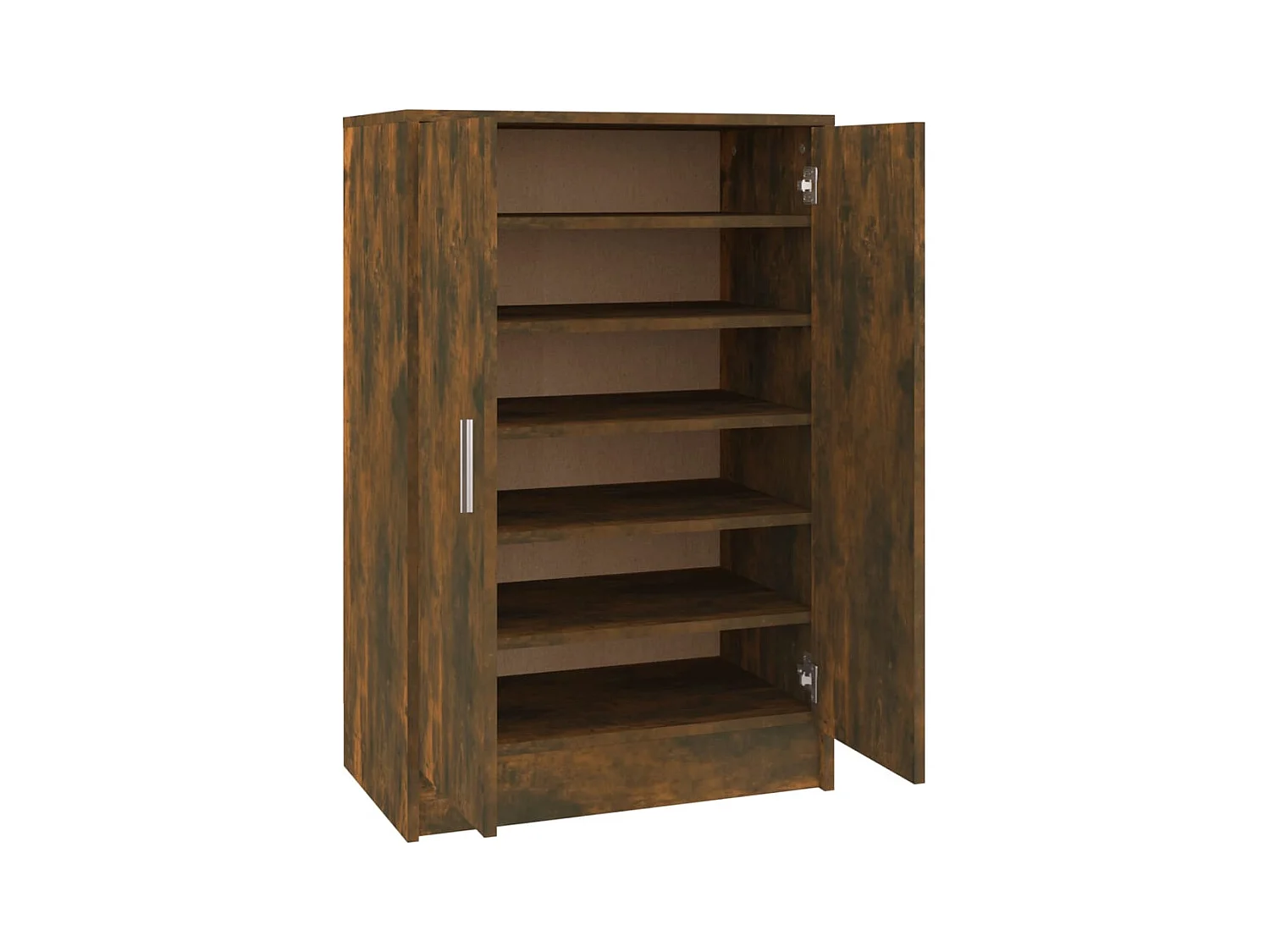 Meuble à chaussures Chêne fumé 60x35x92 cm Bois d'ingénierie