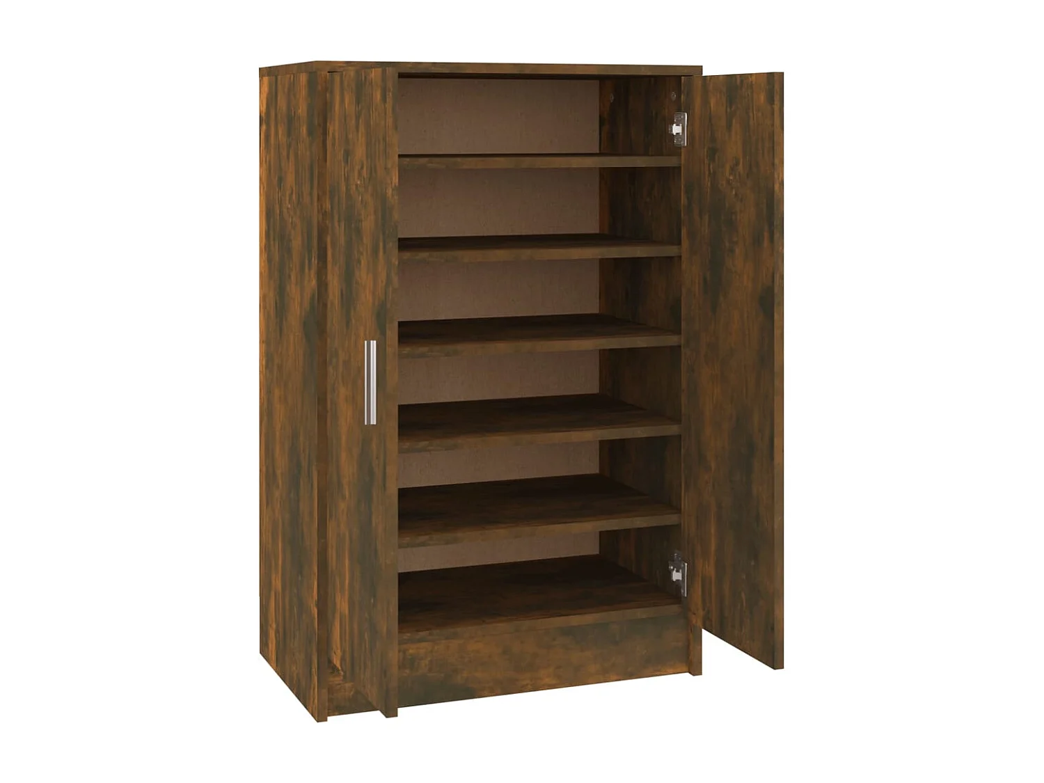 Meuble à chaussures Chêne fumé 60x35x92 cm Bois d'ingénierie