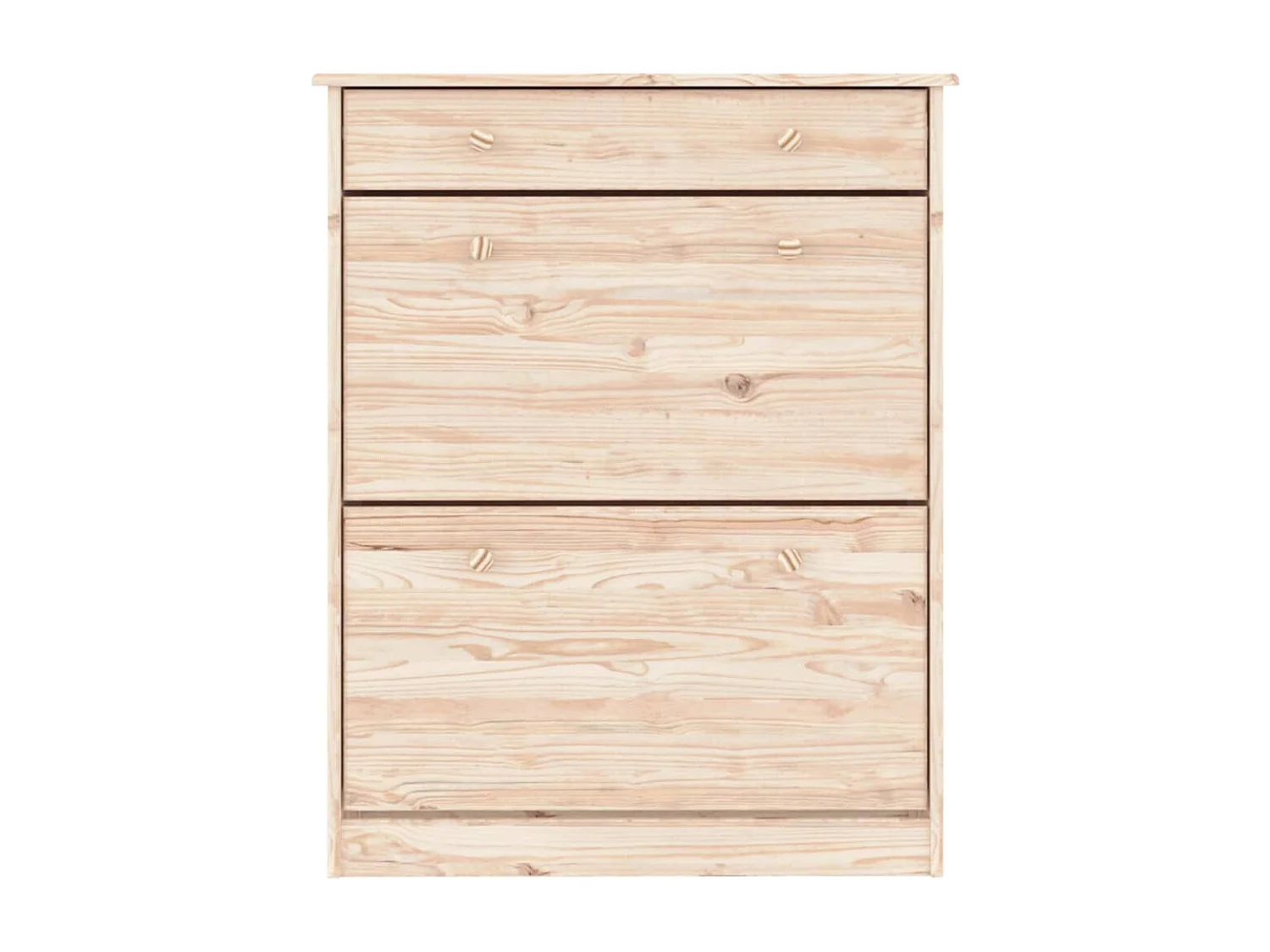 schoenenkast 77x35x96 cm massief grenenhout