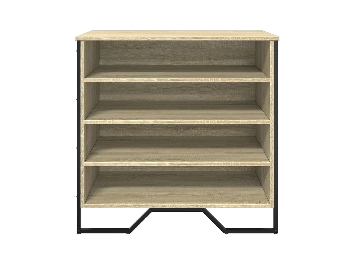 Scarpiera in rovere Sonoma 80x38x78 cm in legno ingegnerizzato