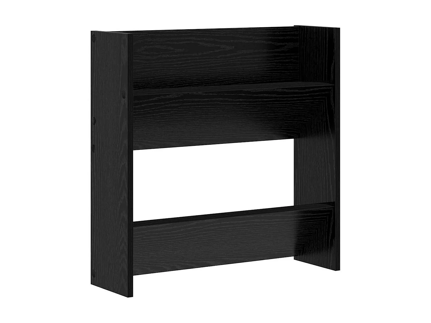 Cabinets à chaussures muraux 2 pcs Chêne noir 60 x 18 x 60 cm