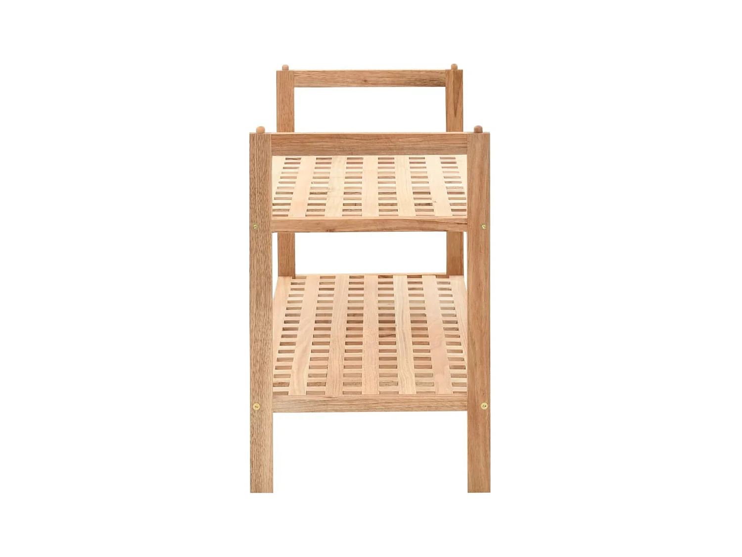 Étagère à chaussures Bois de noyer massif 69 x 26 x 40 cm