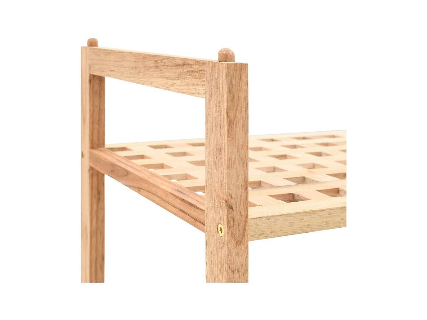 Étagère à chaussures Bois de noyer massif 69 x 26 x 40 cm