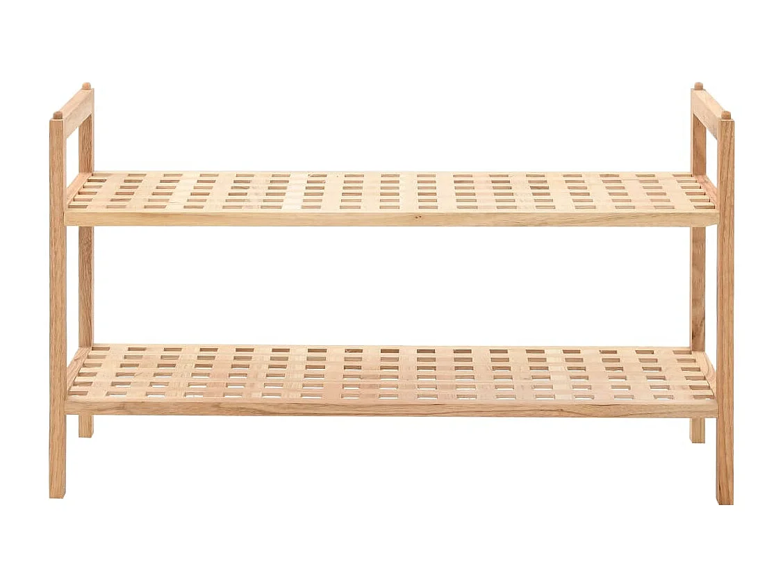 Zapatero Madera maciza de nogal 69 x 26 x 40 cm