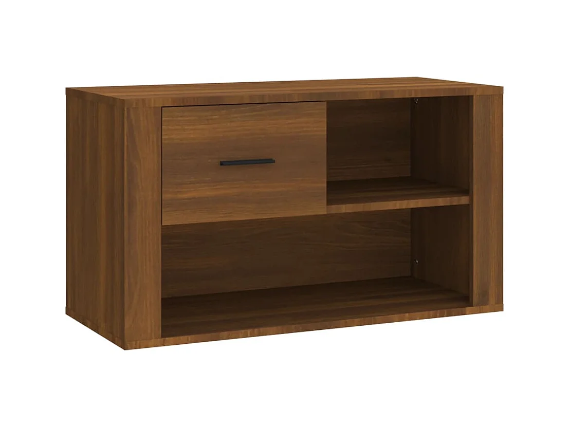 Armoire à chaussures Chêne marron 80x35x45 cm Bois d'ingénierie