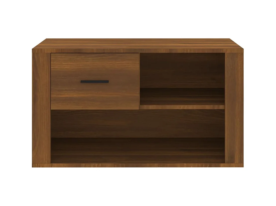 Armoire à chaussures Chêne marron 80x35x45 cm Bois d'ingénierie
