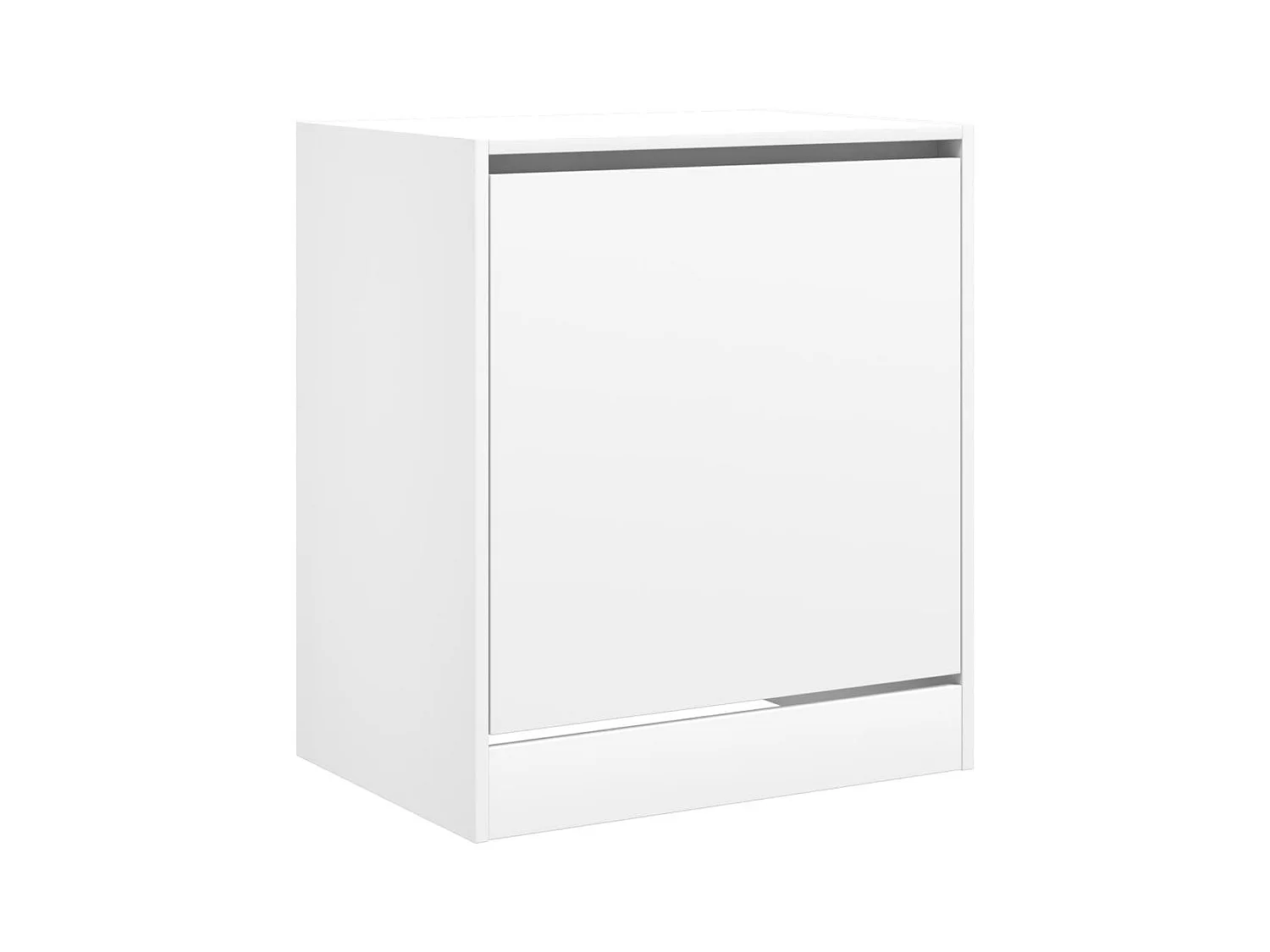 Armoire à chaussures blanc 60x42x69 cm bois d'ingénierie