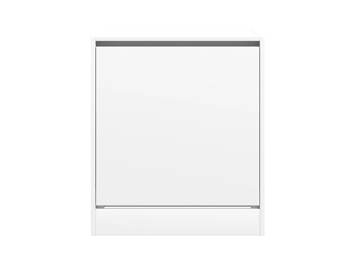 Armoire à chaussures blanc 60x42x69 cm bois d'ingénierie