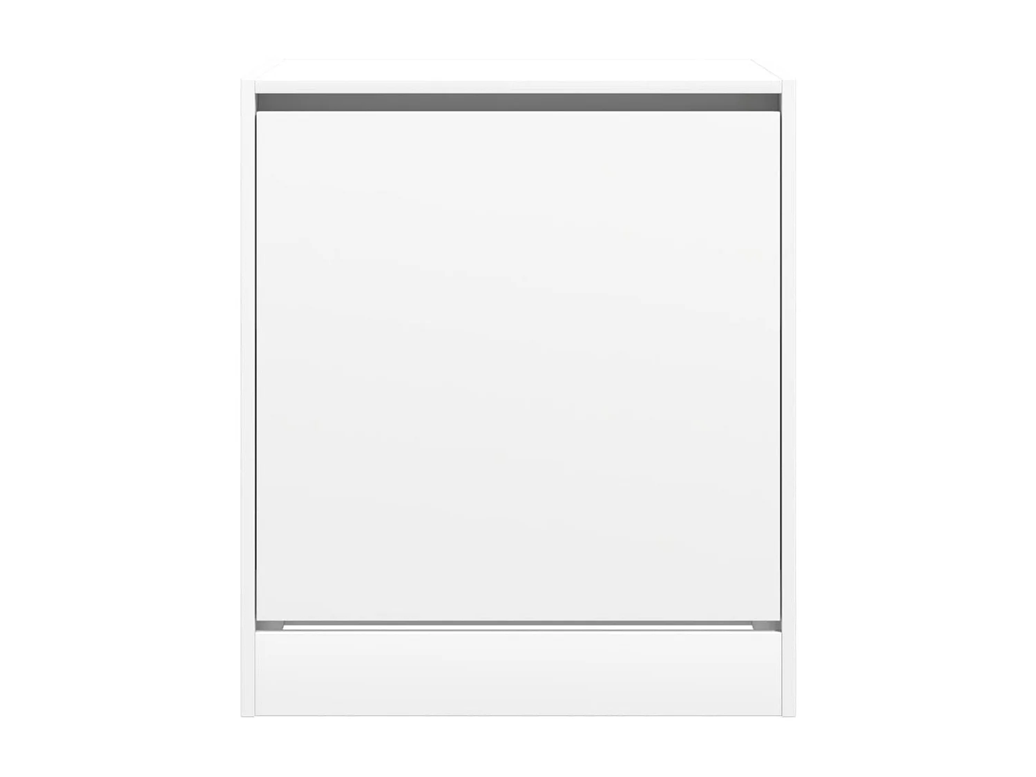 Armoire à chaussures blanc 60x42x69 cm bois d'ingénierie