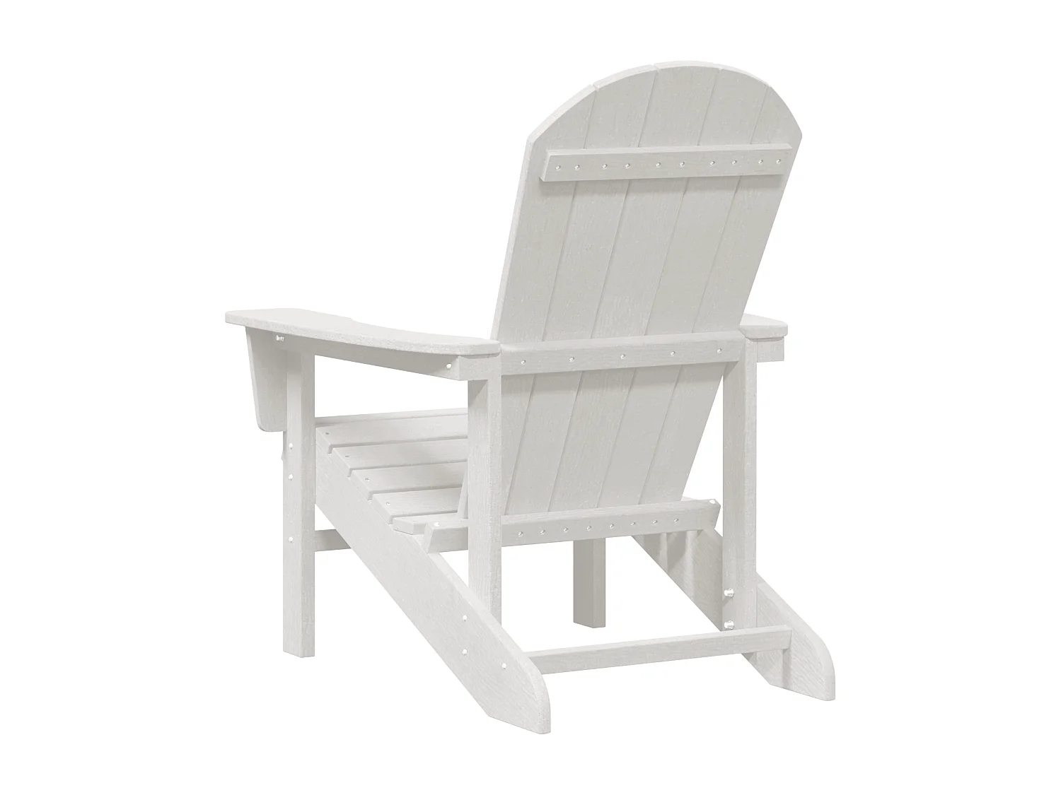 Chaise Adirondack Blanche 74x82x91 cm HDPE