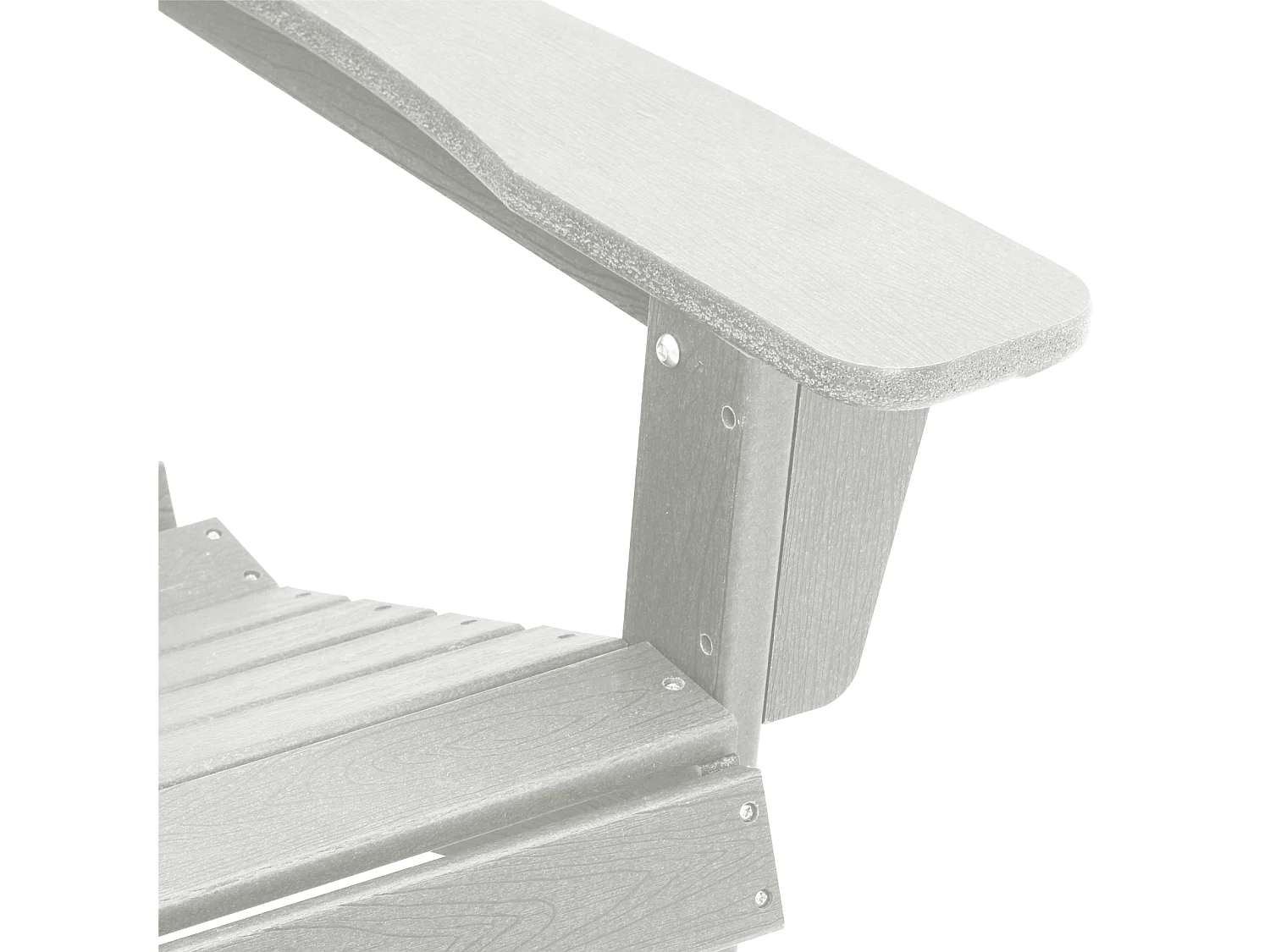 Chaise Adirondack Blanche 74x82x91 cm HDPE