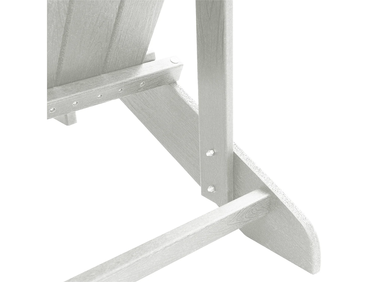 Chaise Adirondack Blanche 74x82x91 cm HDPE