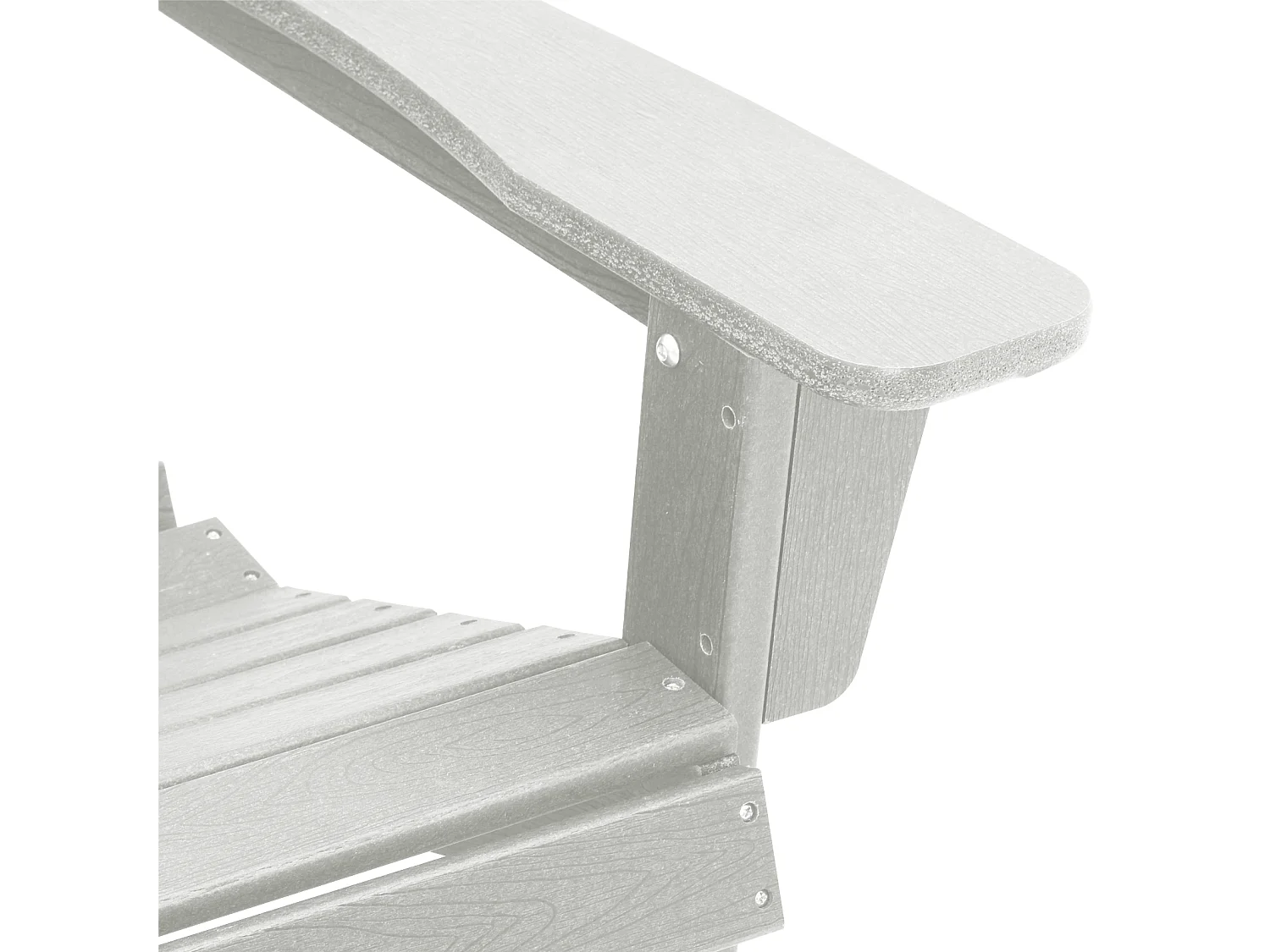 Chaise Adirondack Blanche 74x82x91 cm HDPE