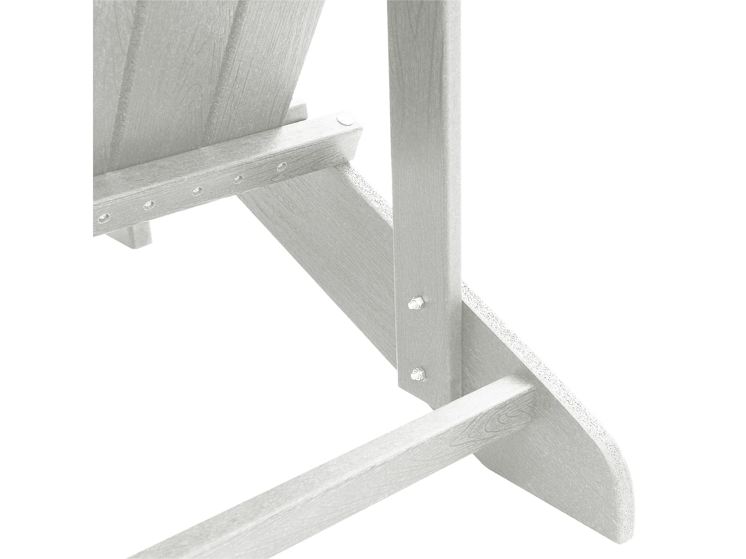 Chaise Adirondack Blanche 74x82x91 cm HDPE