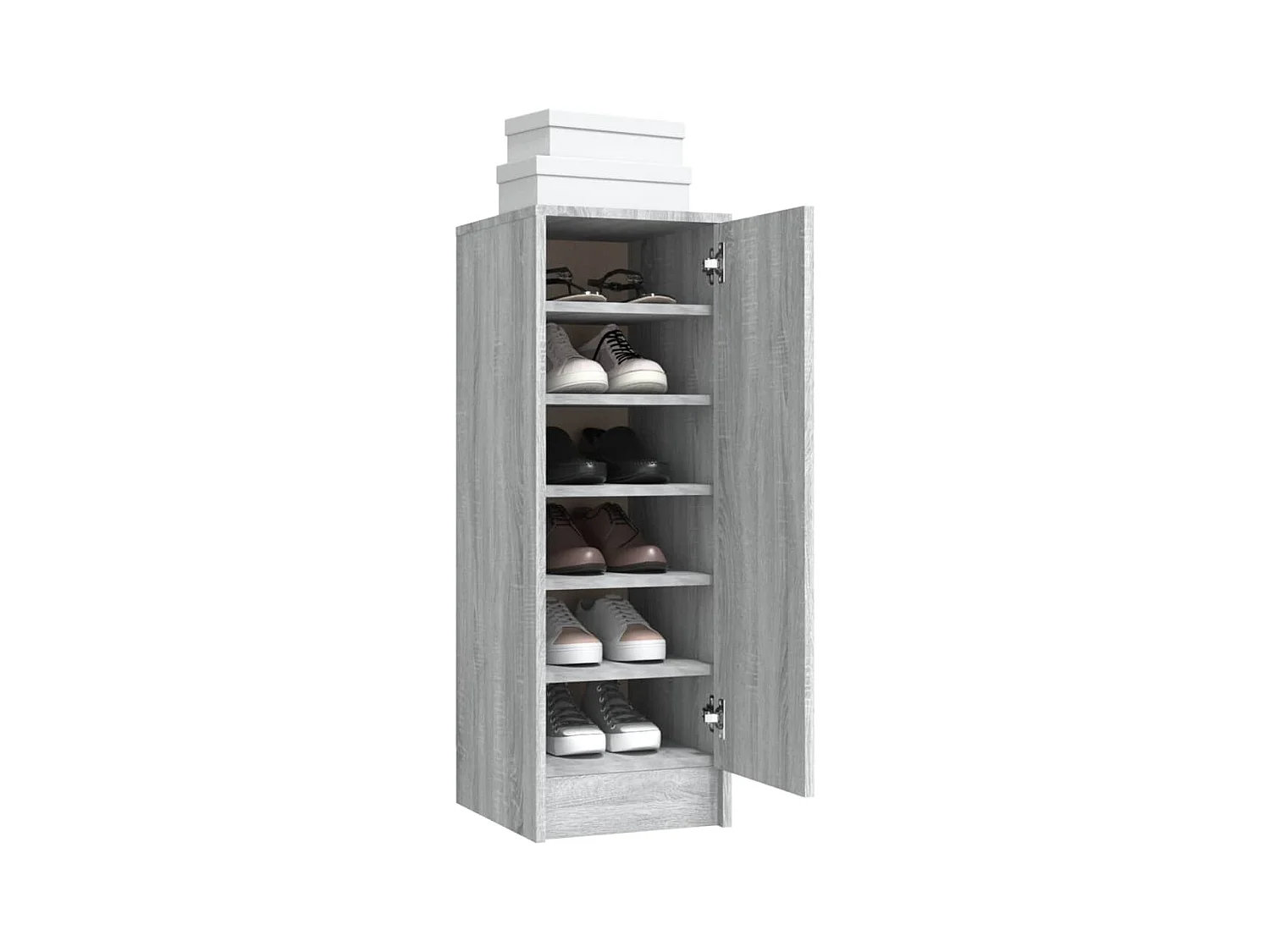 Zapatero Sonoma gris 32x35x92 cm Madera de ingeniería