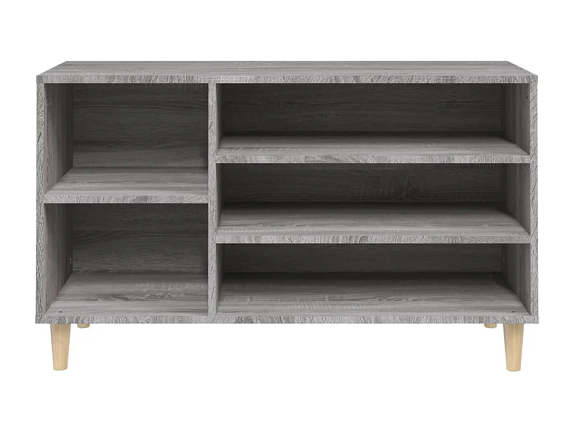 Zapatero Sonoma gris 102x36x60 cm Madera de ingeniería