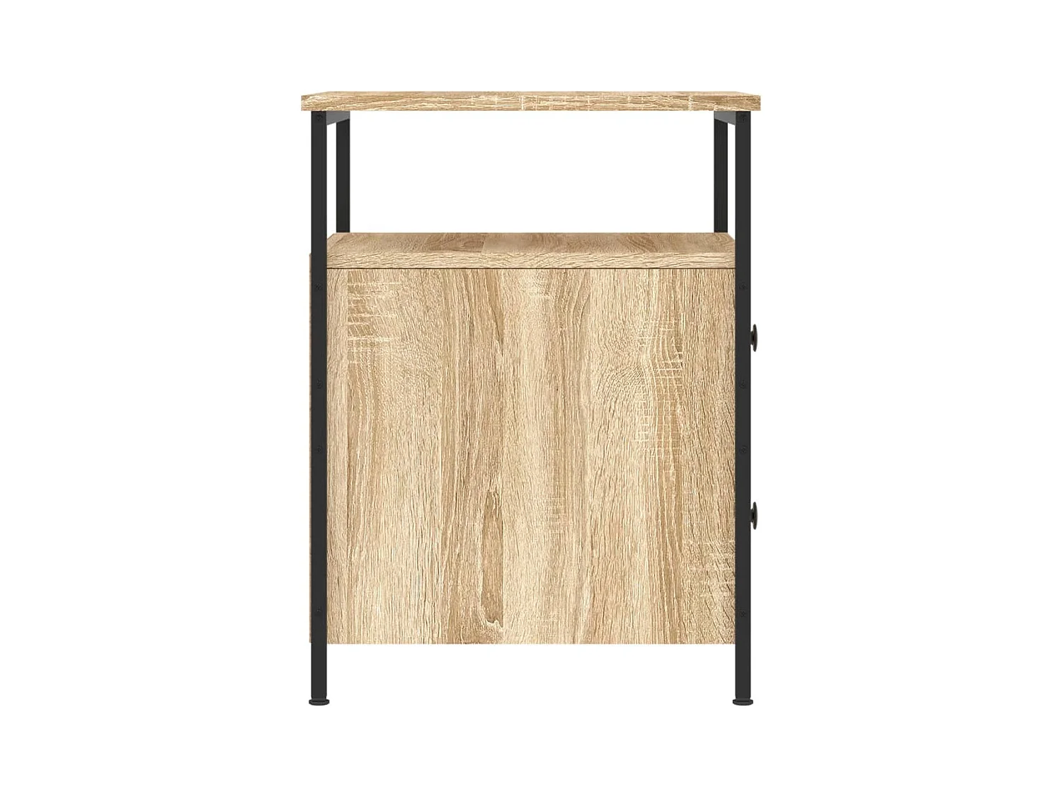 Tables de chevet 2pcs chêne sonoma 44x45x60cm bois d'ingénierie