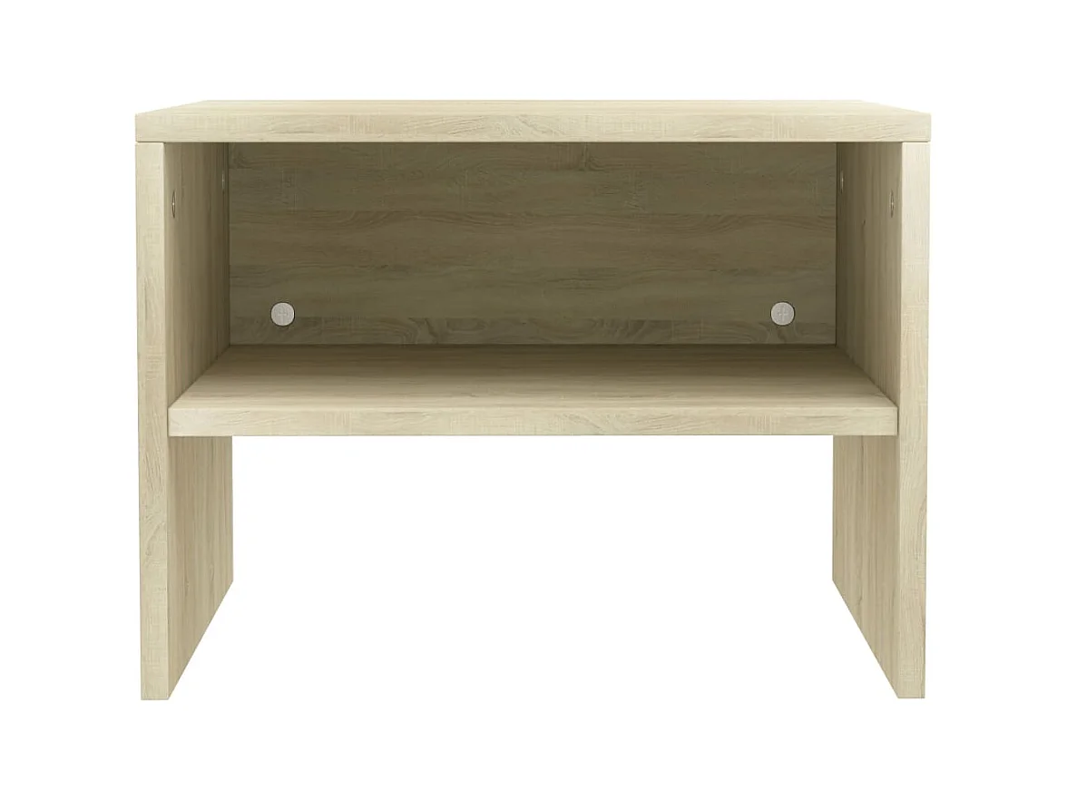 Nachtkastjes 2 stuks Sonoma eiken 40x30x30 cm Technisch hout