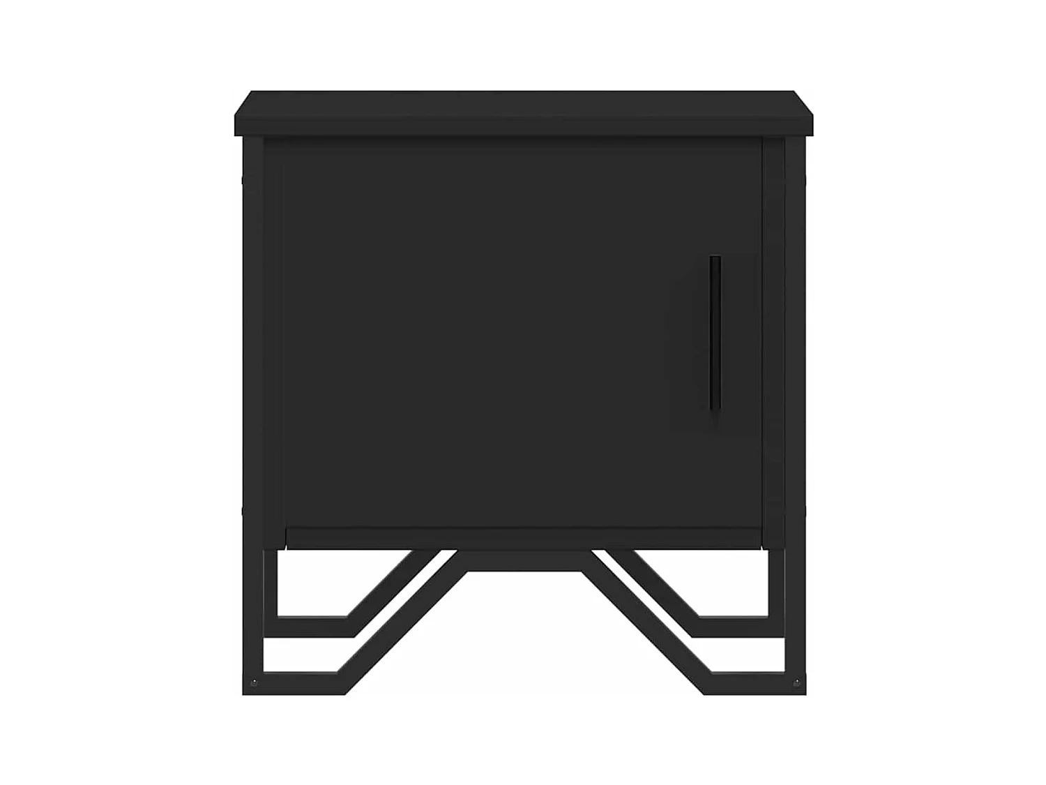 Comodini 2 pz Nero 40 x 30 x 40 cm Truciolato