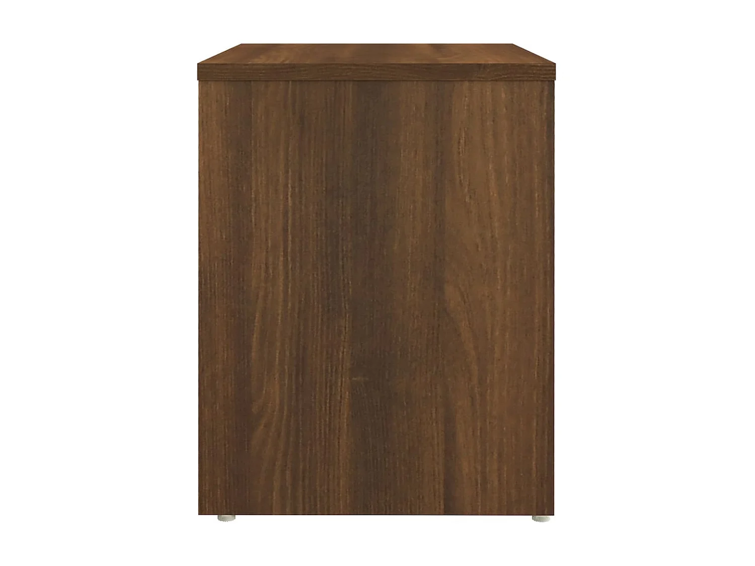 Nachtkastje Bruin eiken 40x30x40 cm Bewerkt hout