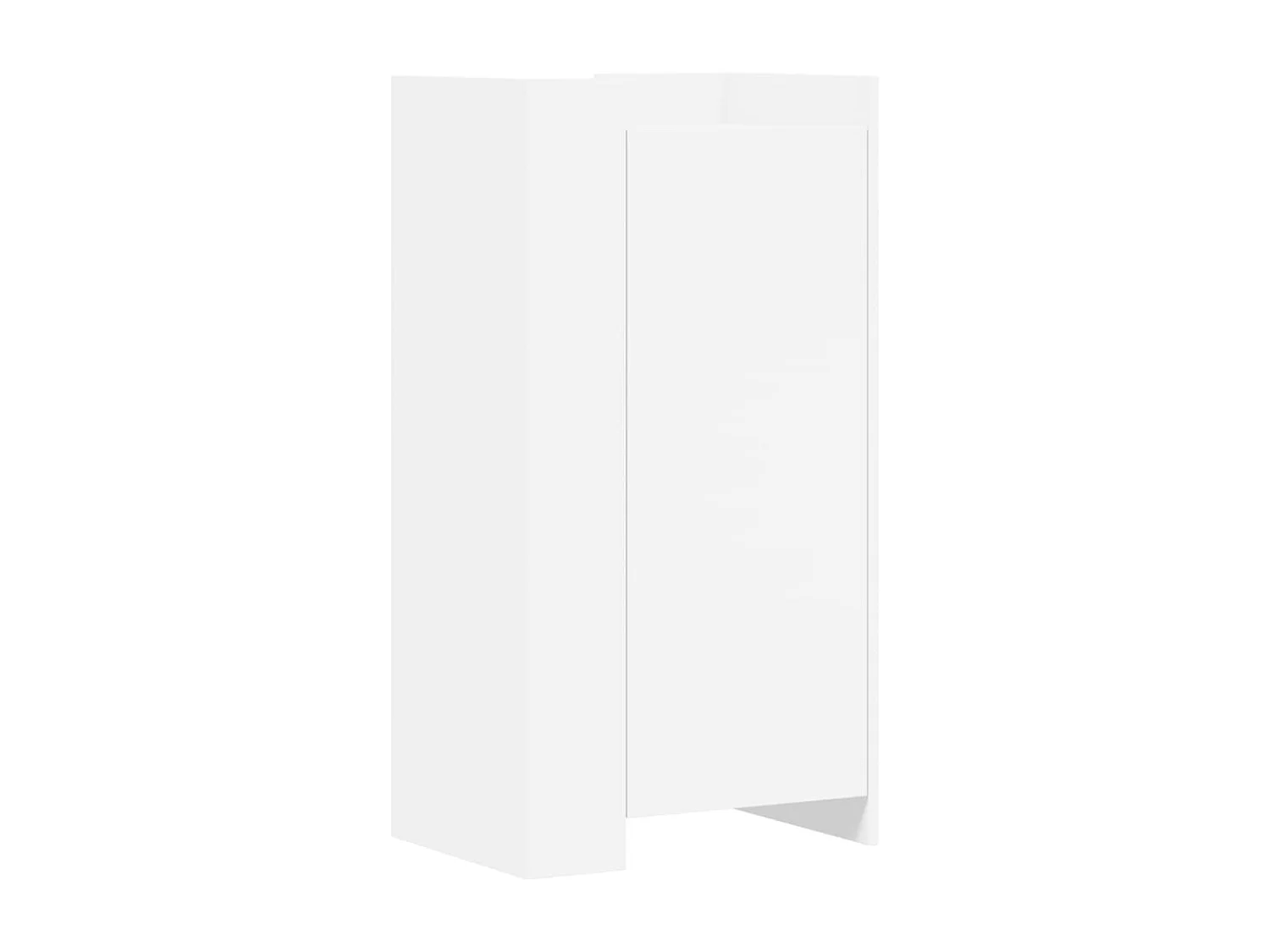 Zapatero blanco 52x37,5x100 cm madera contrachapada