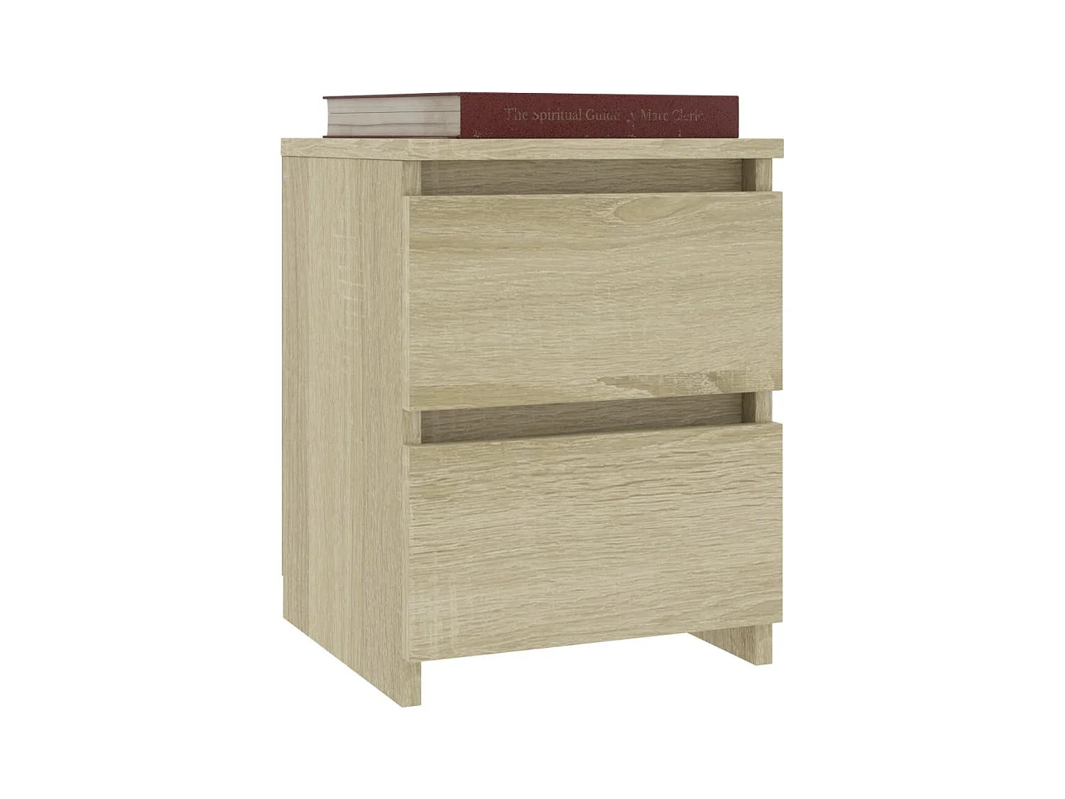 Tables de chevet 2 pcs Chêne sonoma 30x30x40 cm Bois ingénierie