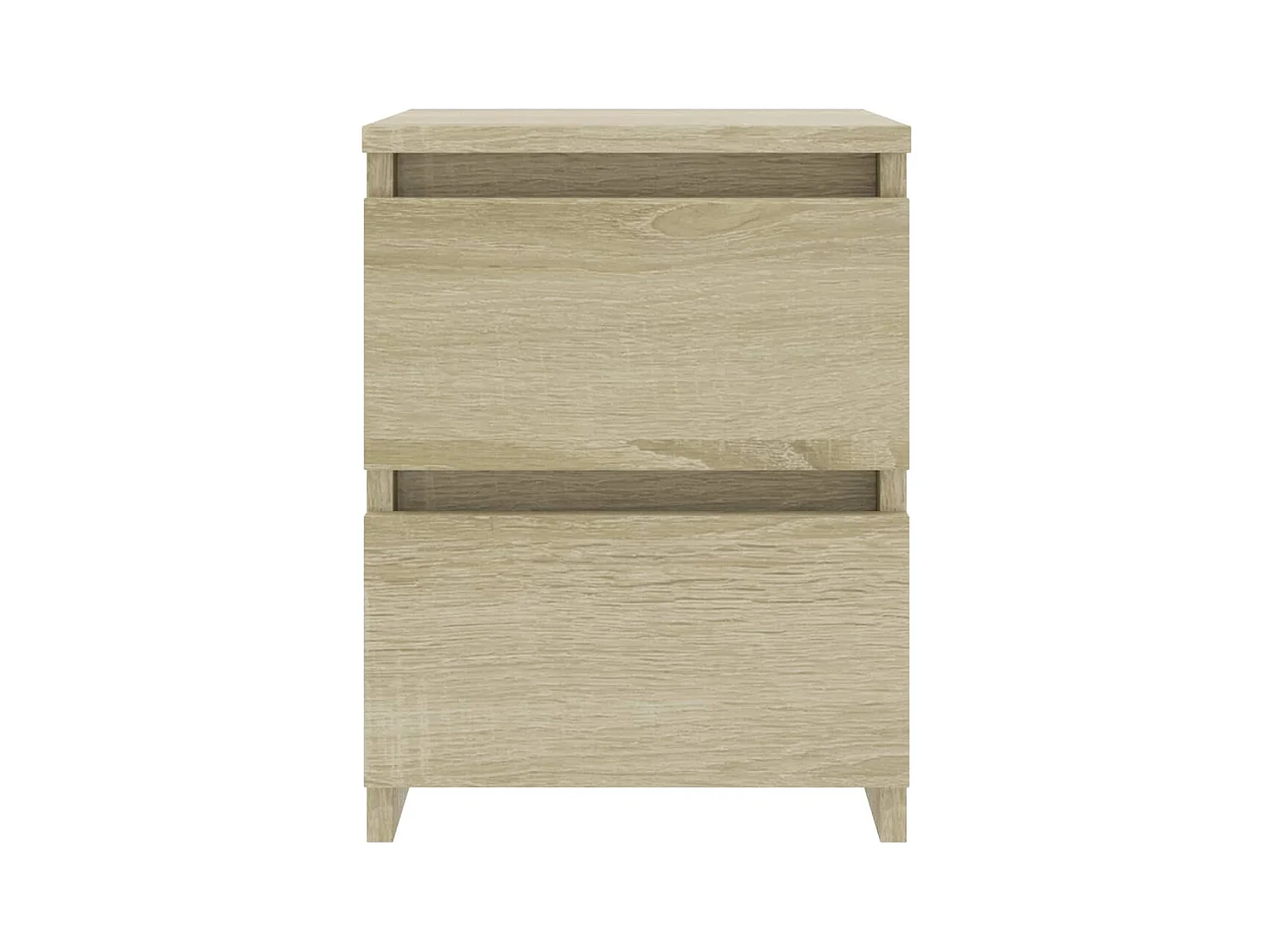 Tables de chevet 2 pcs Chêne sonoma 30x30x40 cm Bois ingénierie