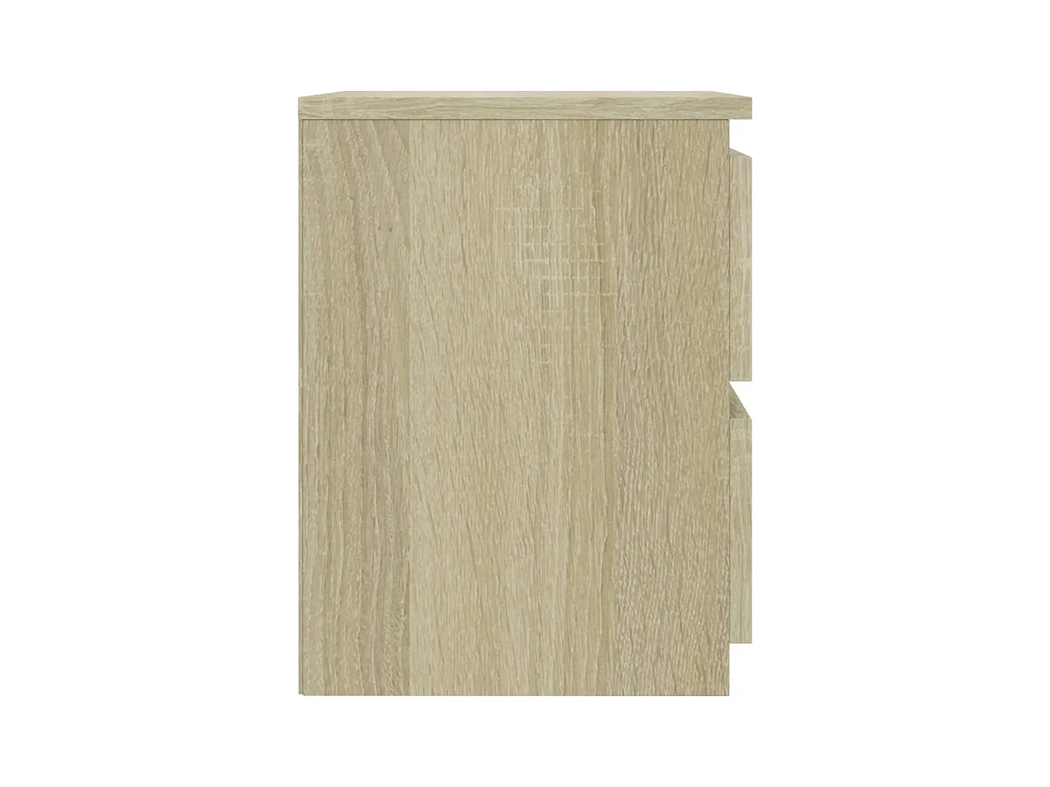 Tables de chevet 2 pcs Chêne sonoma 30x30x40 cm Bois ingénierie