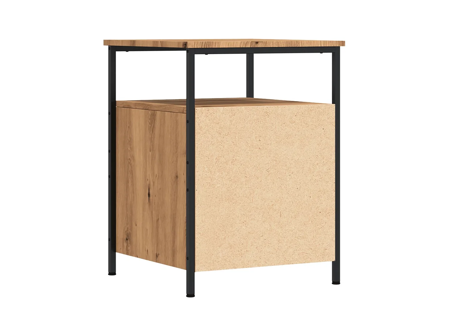 Tables de chevet 2 pcs chêne artisanal bois d'ingénierie