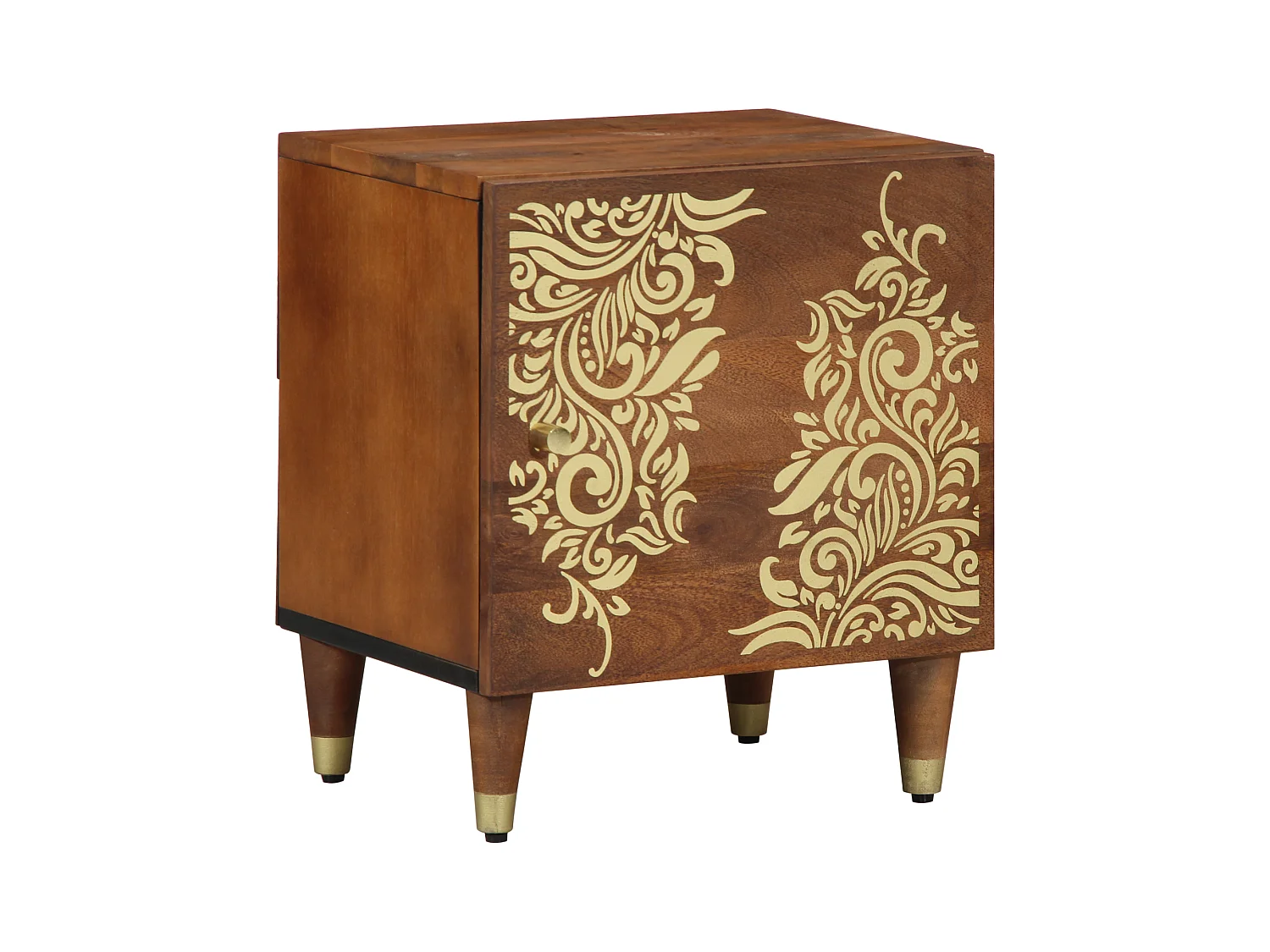 Nachtkastjes 2 stuks 40x33x46 cm massief mangohout