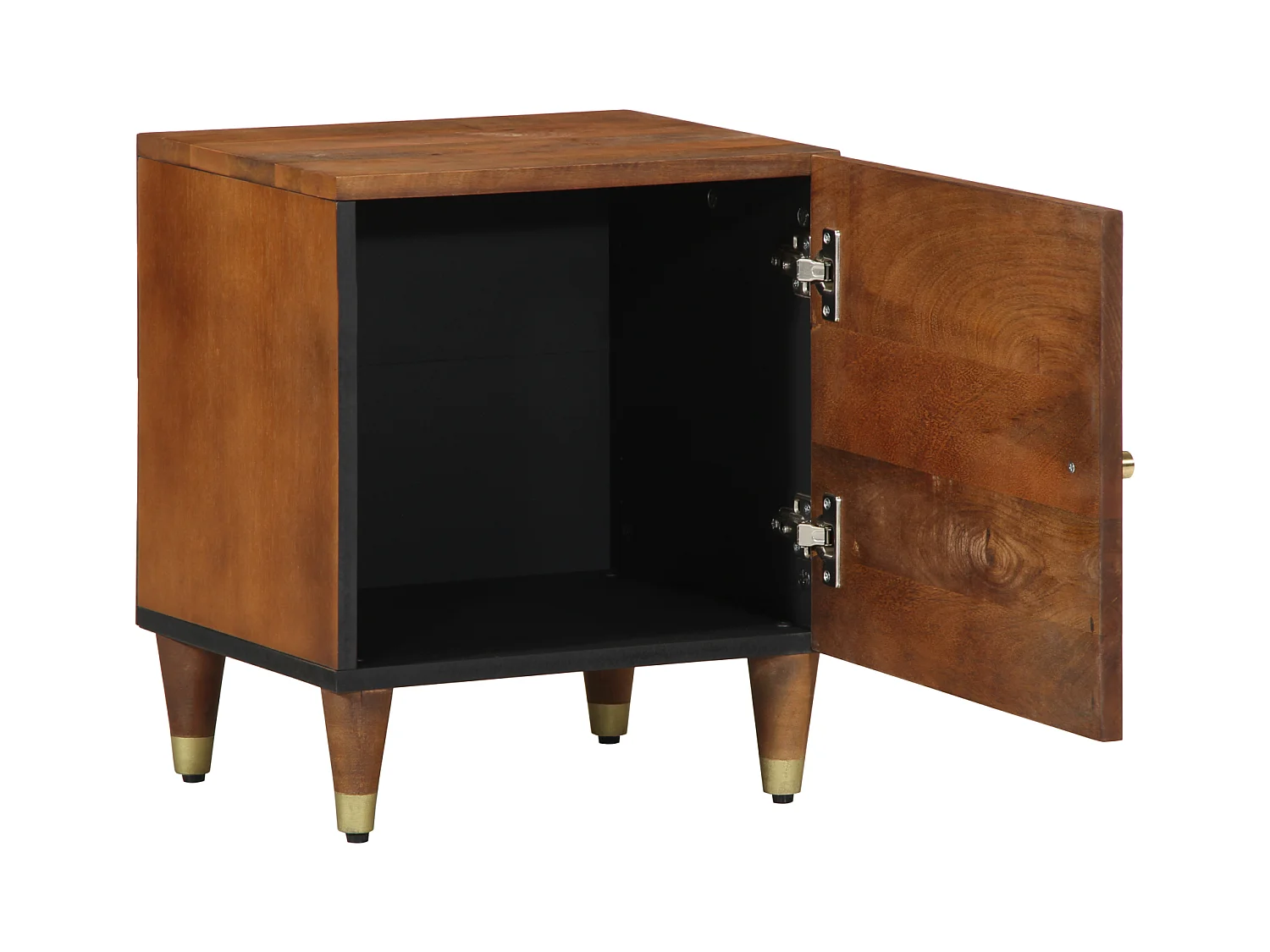 Nachtkastjes 2 stuks 40x33x46 cm massief mangohout