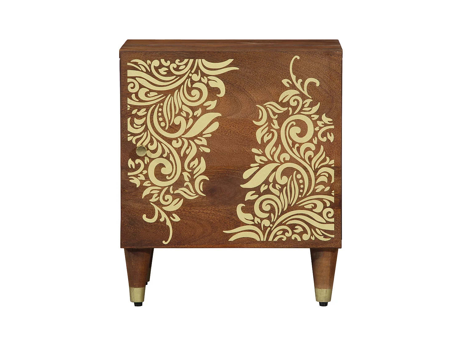 Nachtkastjes 2 stuks 40x33x46 cm massief mangohout